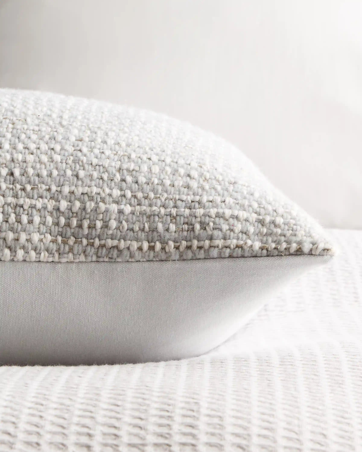 Wool Linen Textured Pillow Cover (Set of 2)