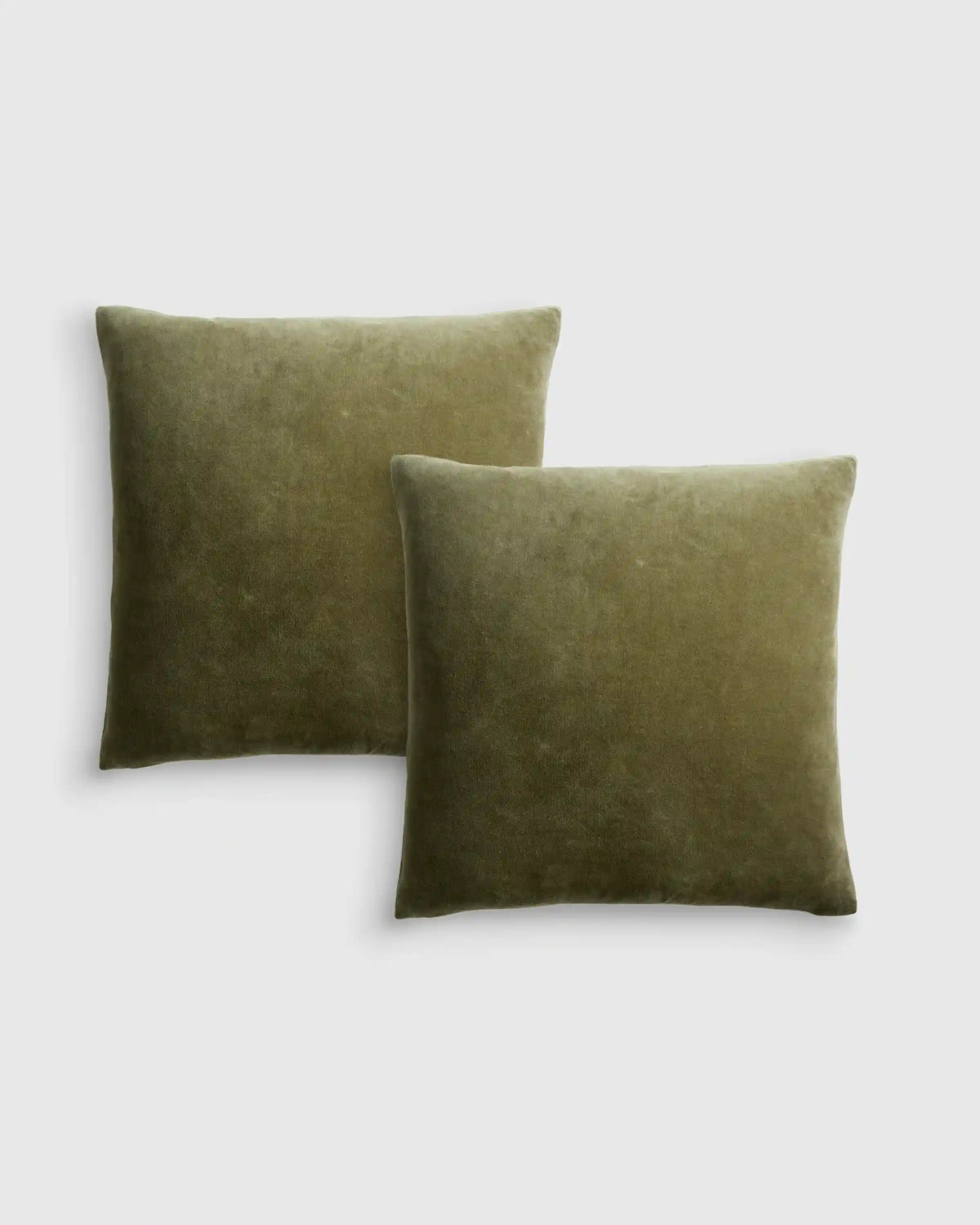 Classic Cotton Velvet Pillow Cover (Set of 2)