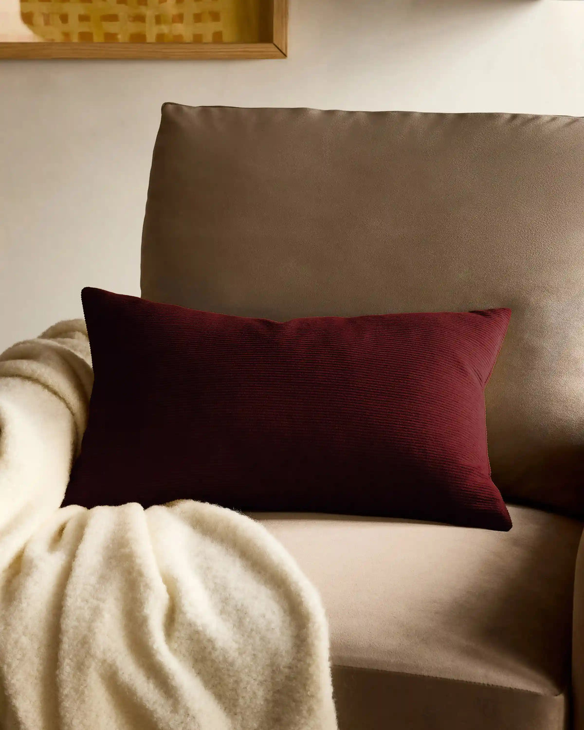Corduroy Cotton Velvet Pillow Cover (Set of 2)