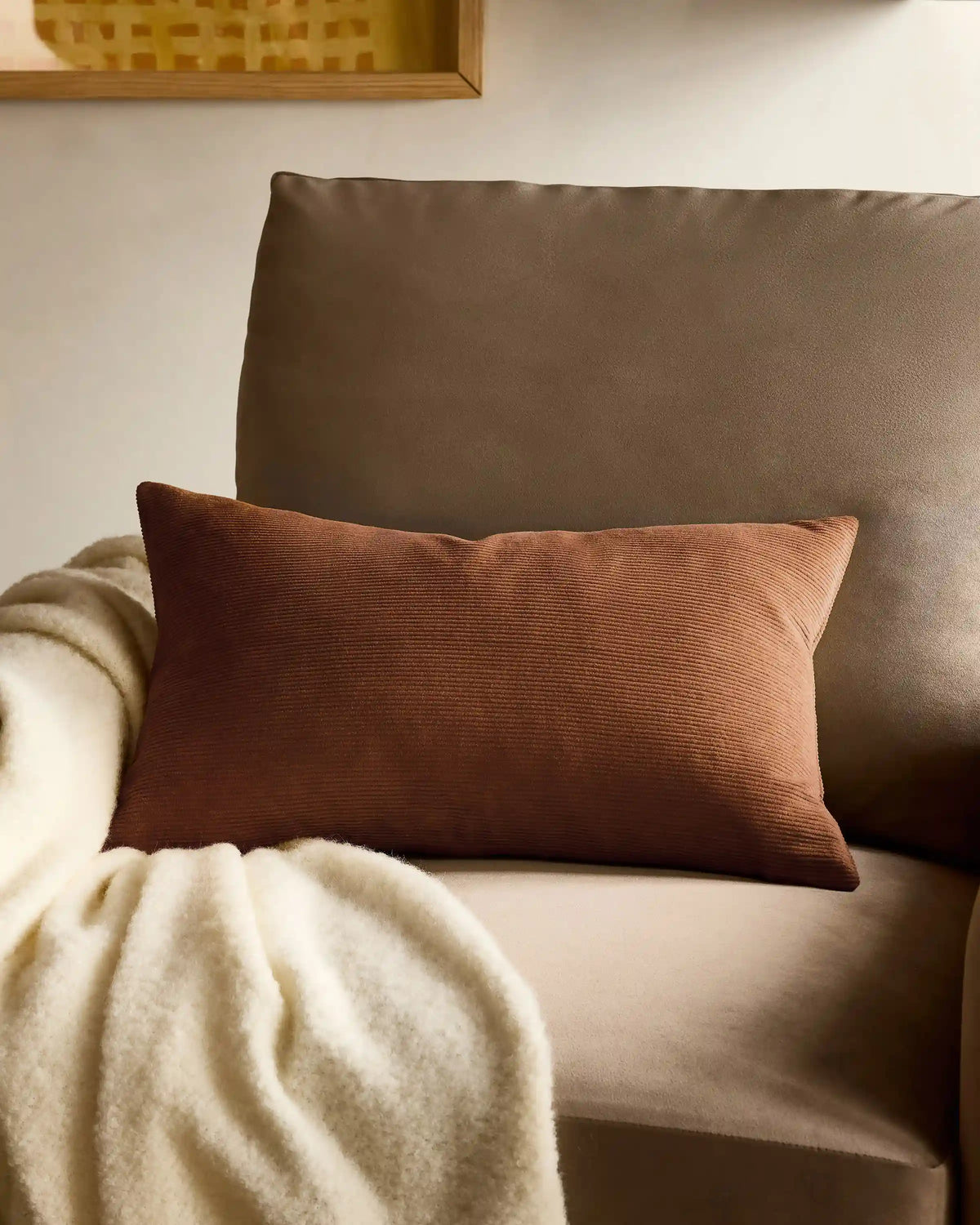 Corduroy Cotton Velvet Pillow Cover (Set of 2)