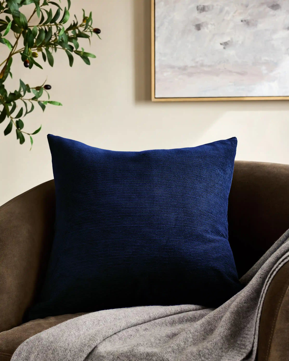 Corduroy Cotton Velvet Pillow Cover (Set of 2)