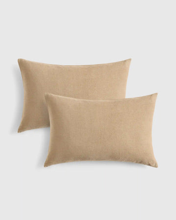 Corduroy Cotton Velvet Pillow Cover (Set of 2)