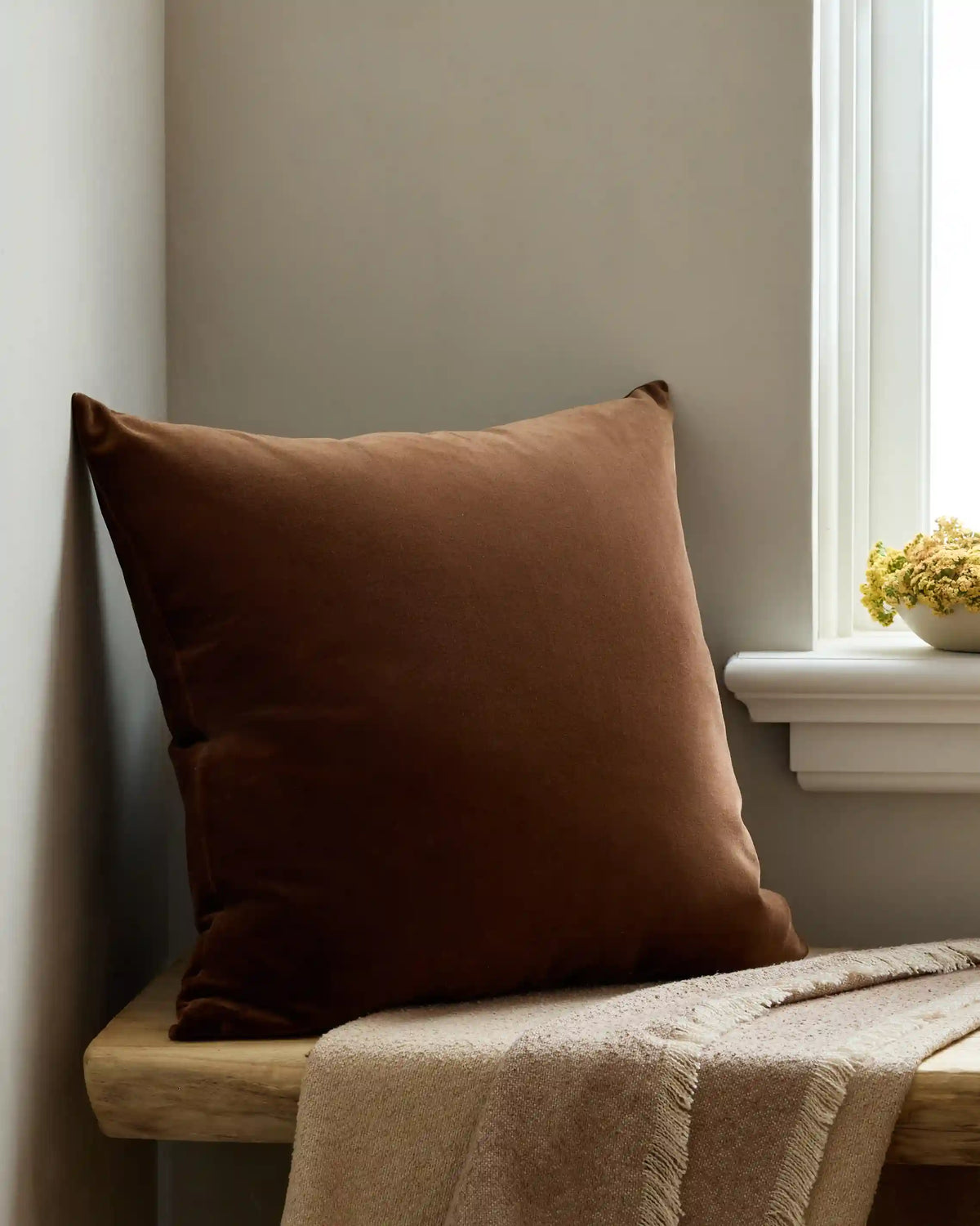 Classic Cotton Velvet Pillow Cover (Set of 2)