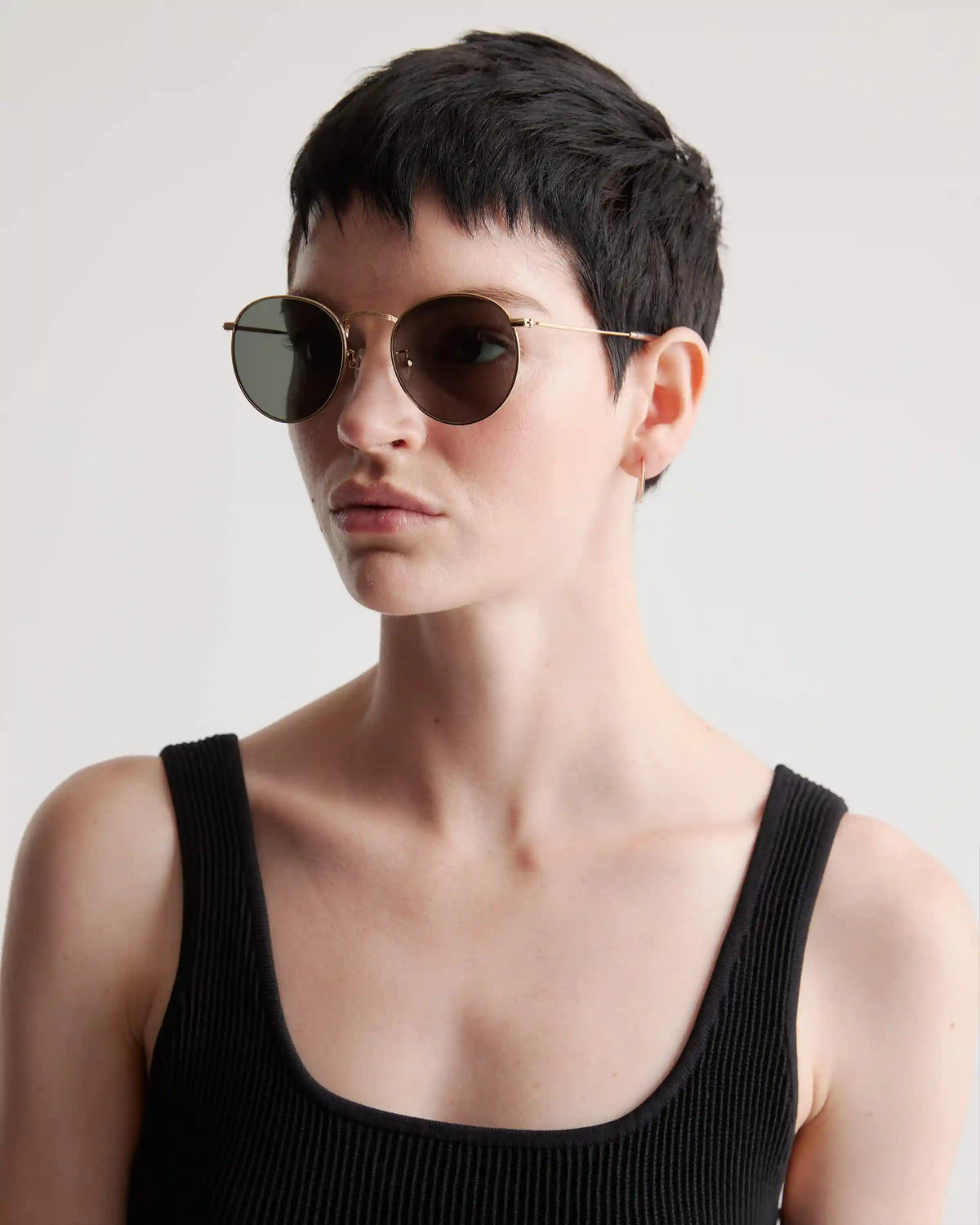 Hugo Polarized Stainless Steel Sunglasses