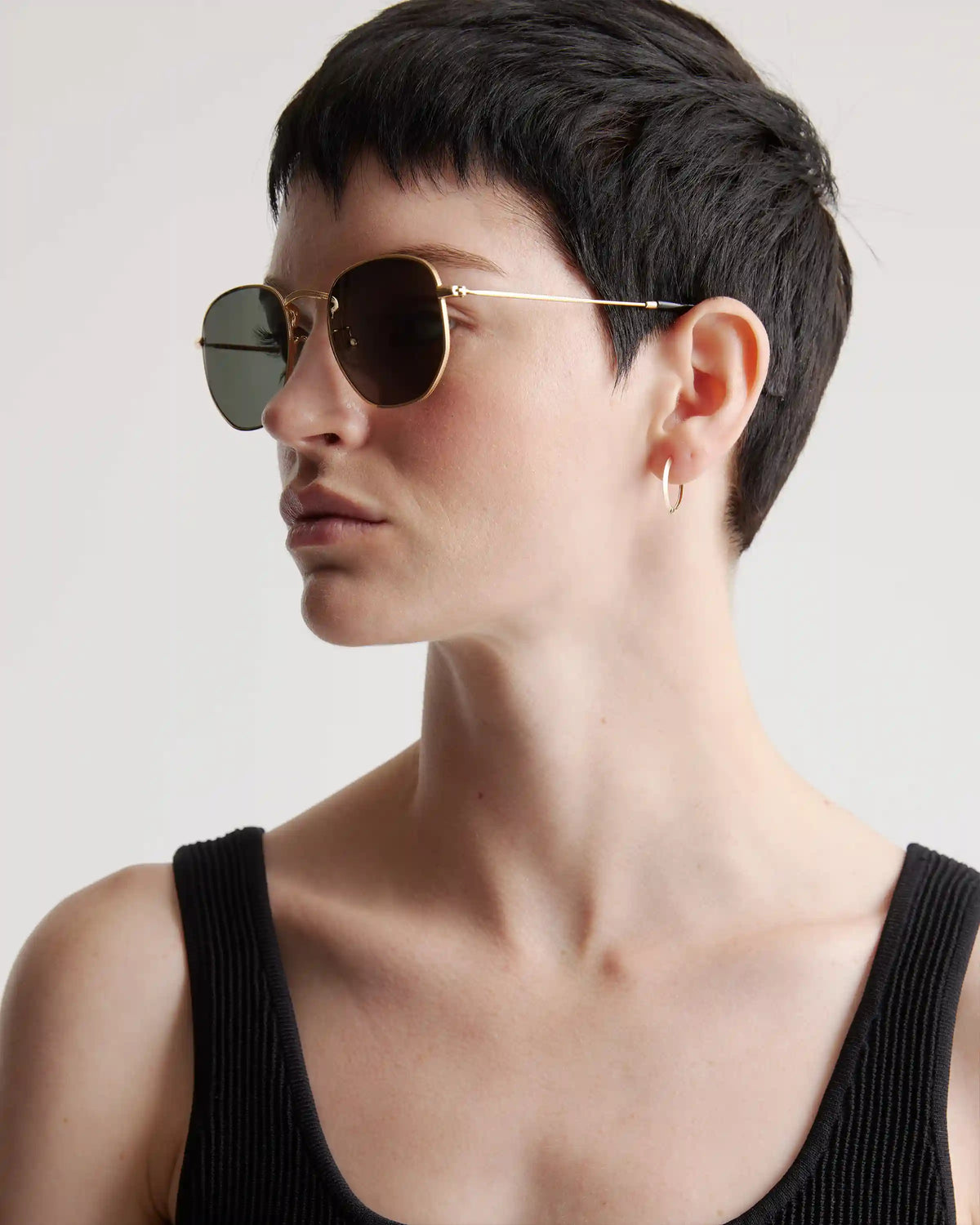 Leighton Polarized Stainless Steel Sunglasses