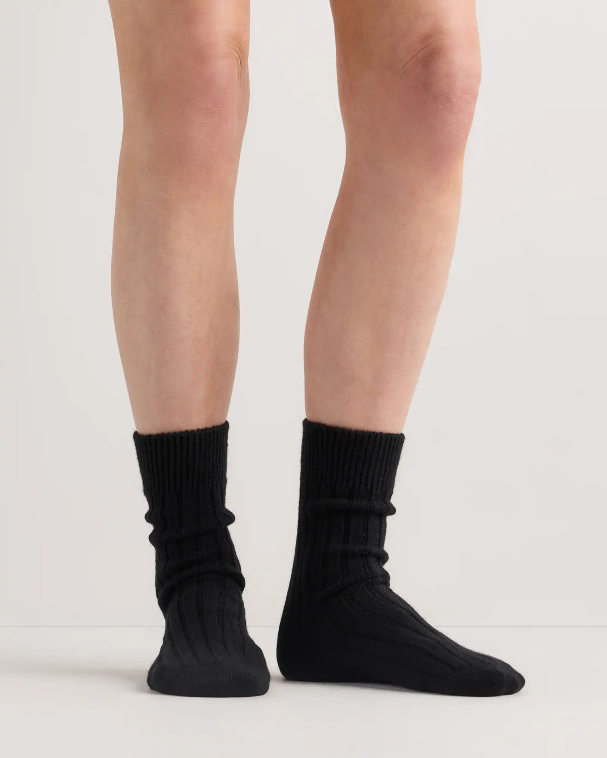 Merino Cashmere Blend Ribbed Crew Sock (3-Pack)