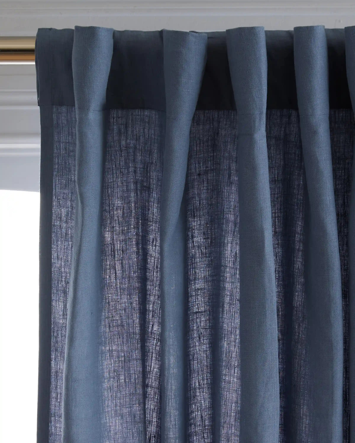 European Linen Curtain - Single Panel