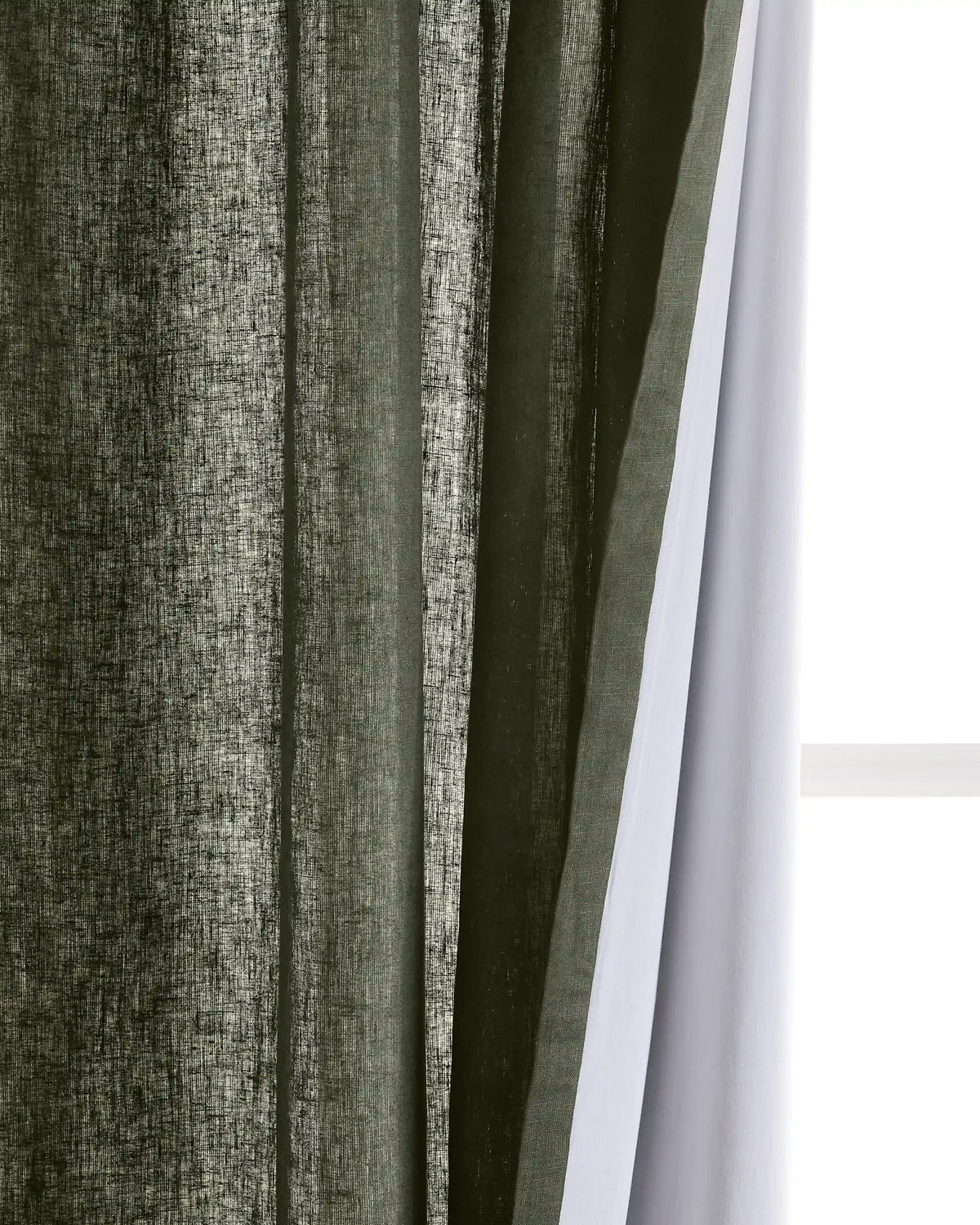 European Linen Curtain - Single Panel