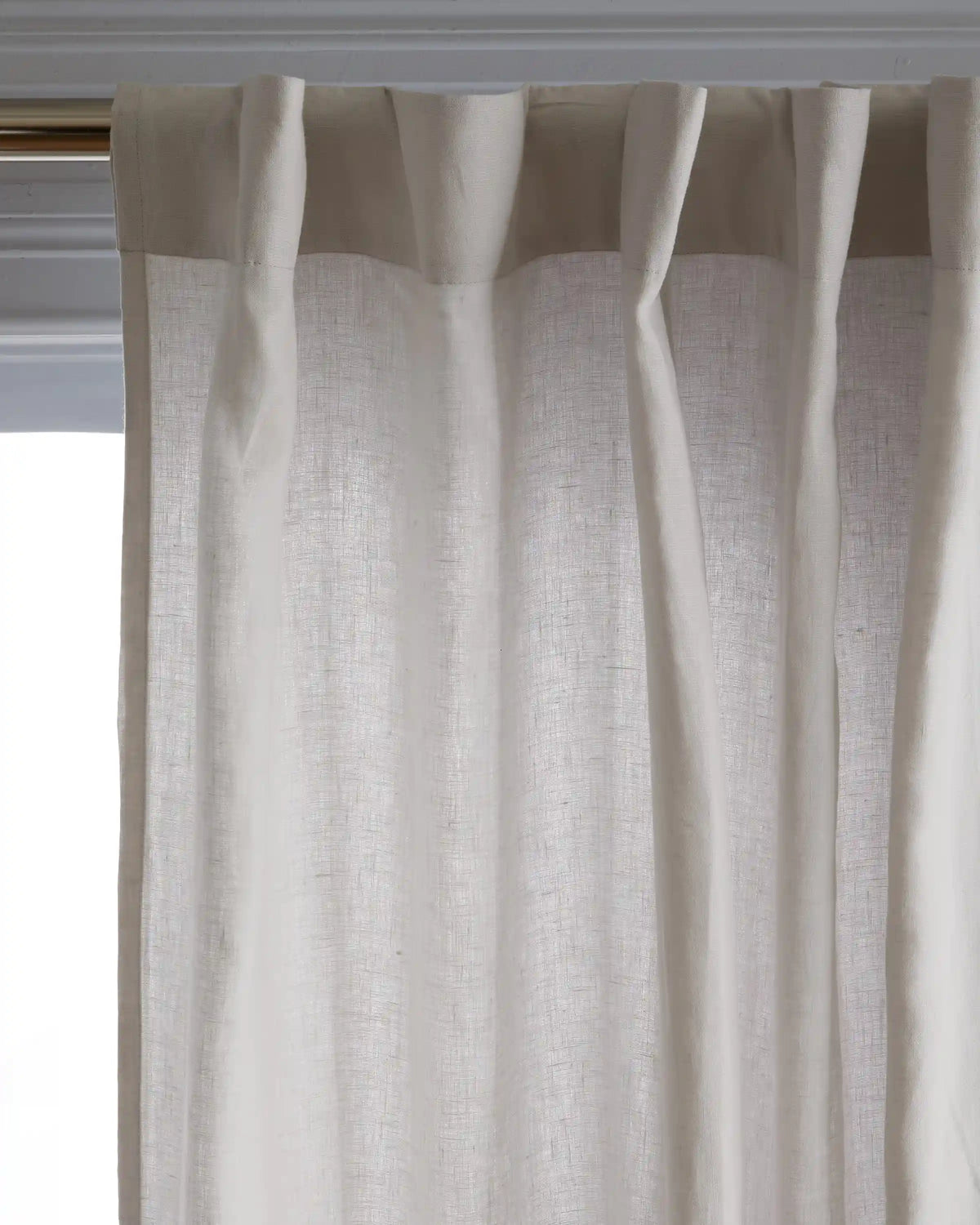 European Linen Curtain - Single Panel