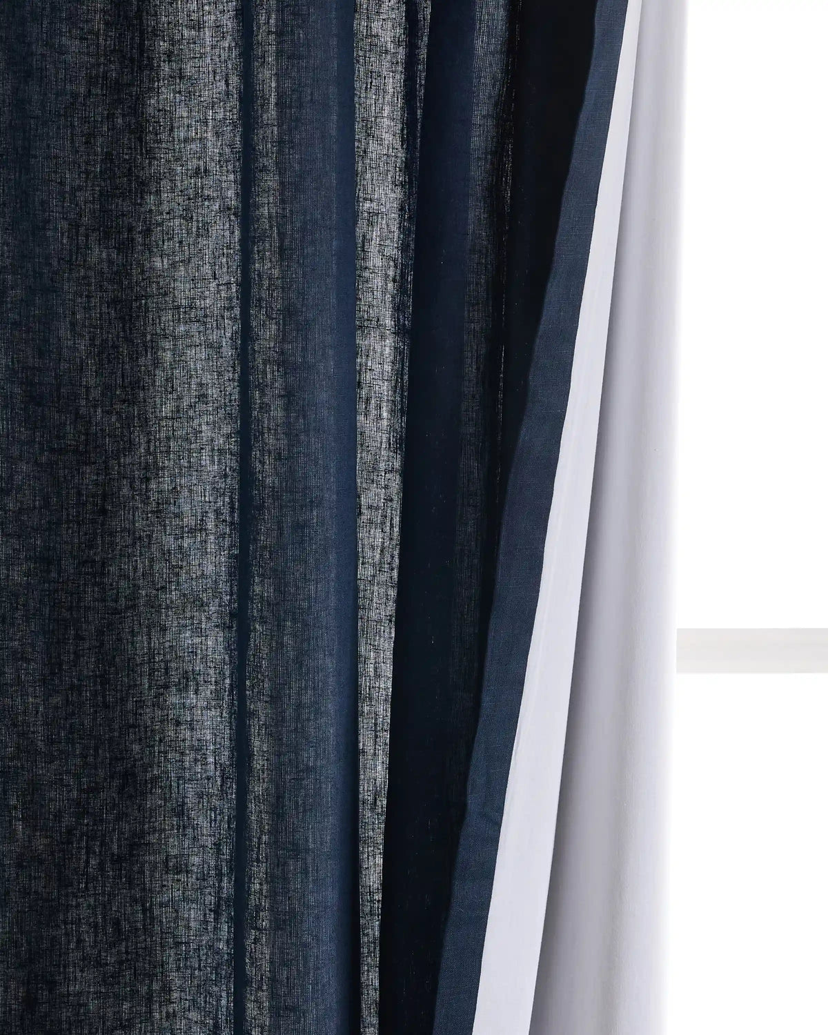 European Linen Curtain - Single Panel