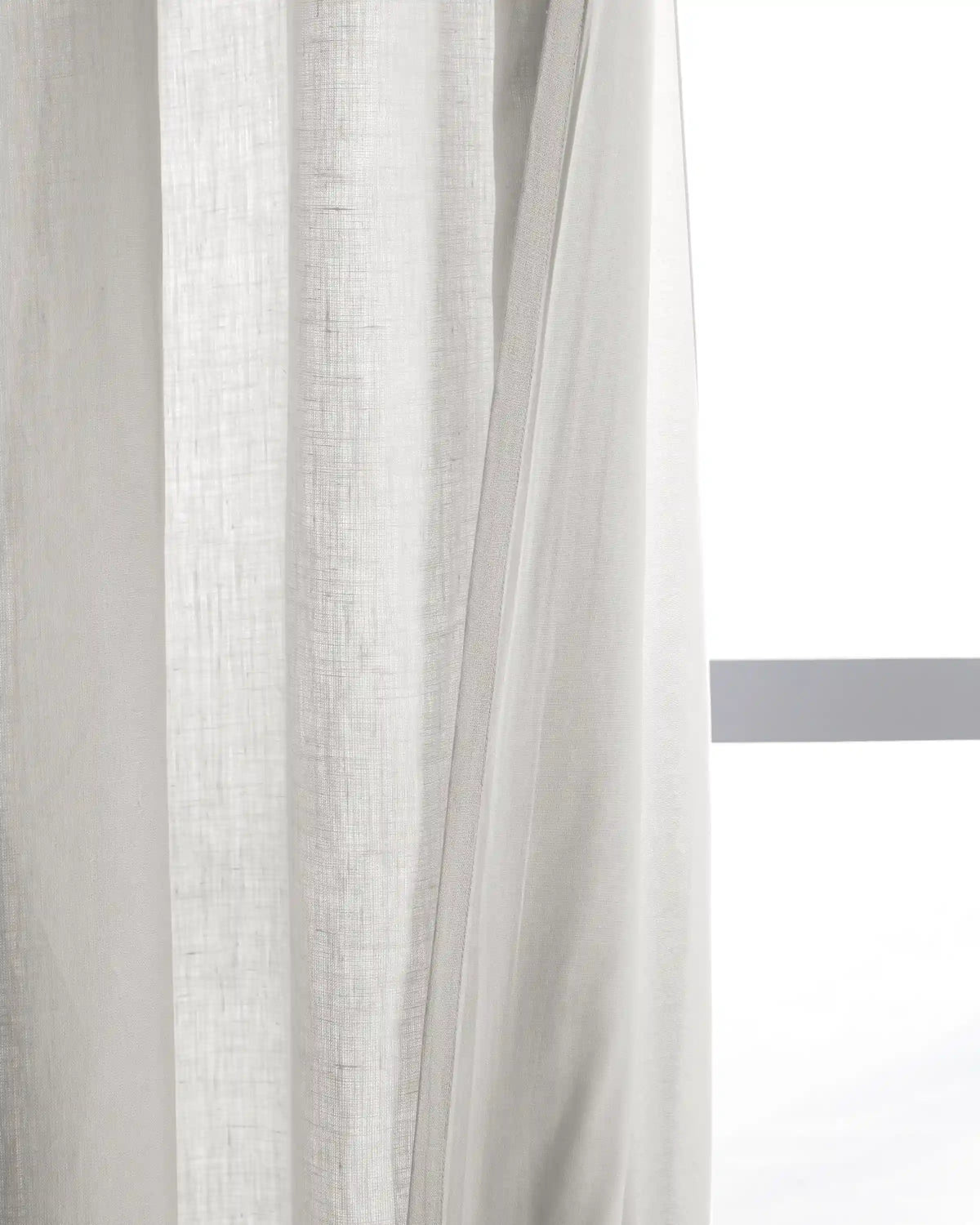 European Linen Curtain - Single Panel