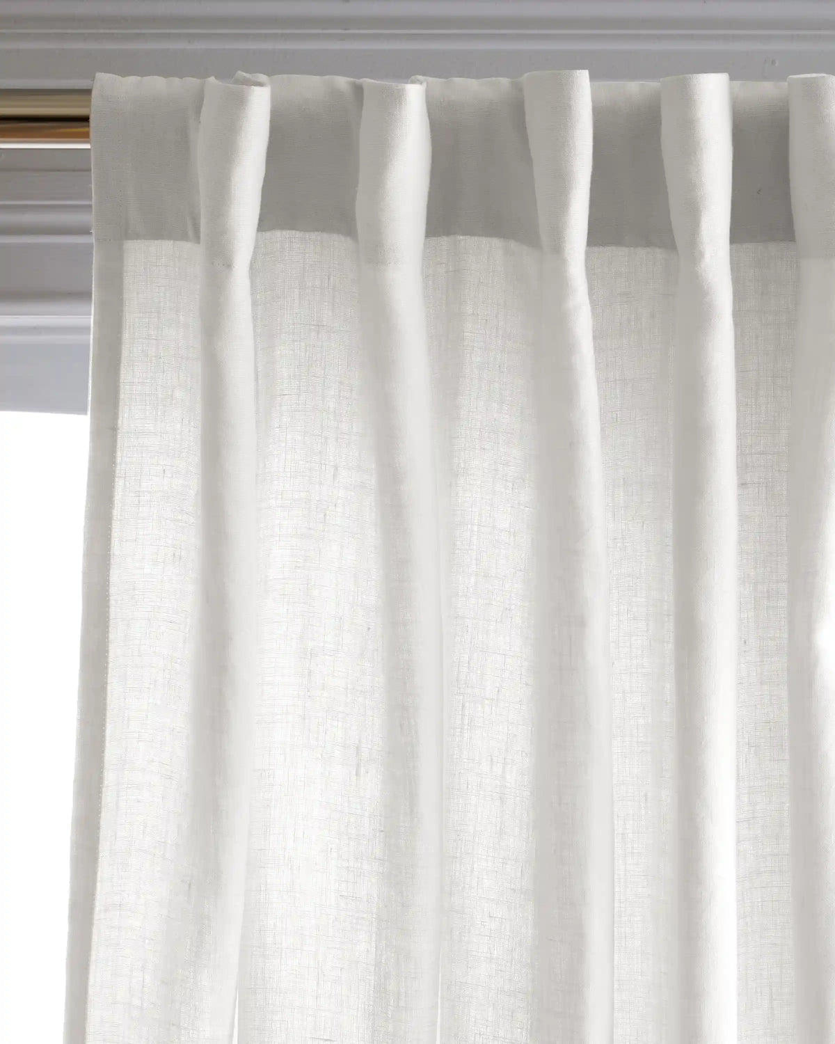 European Linen Curtain - Single Panel