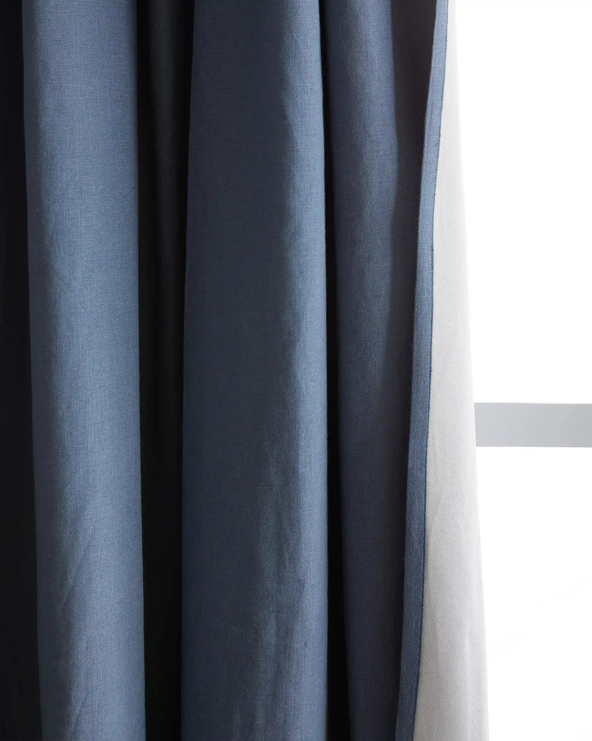 European Linen Room Darkening Curtain - Single Panel
