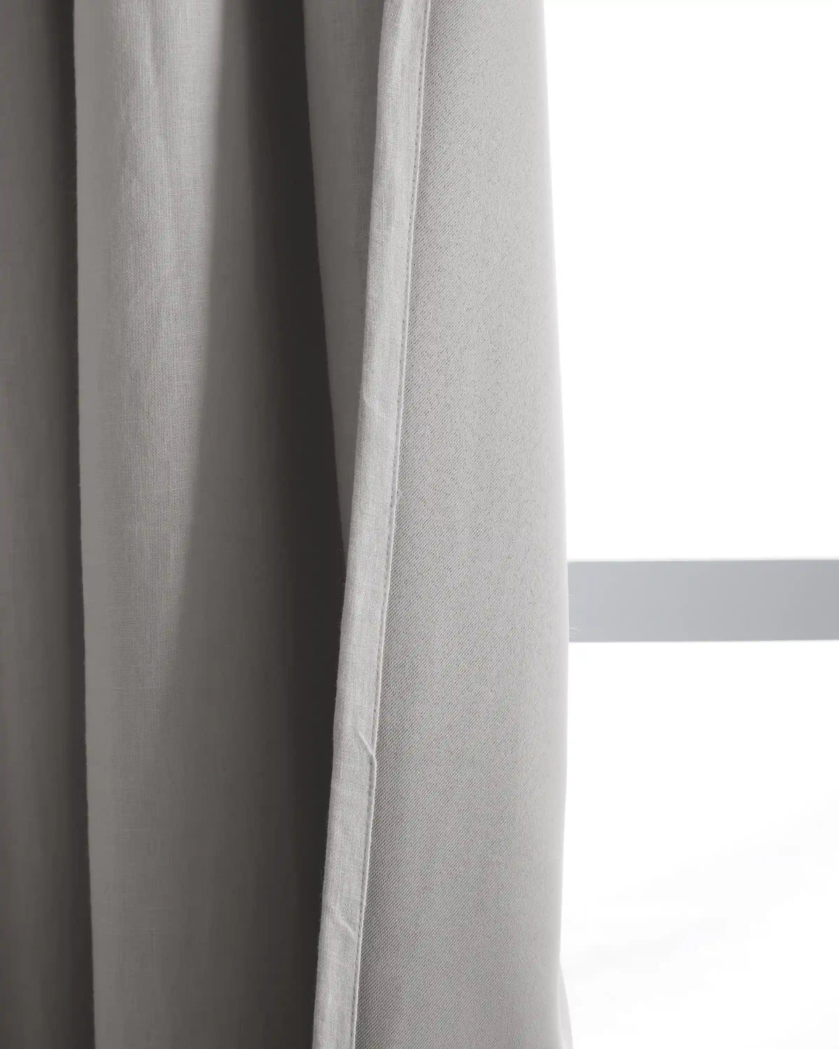 European Linen Room Darkening Curtain - Single Panel