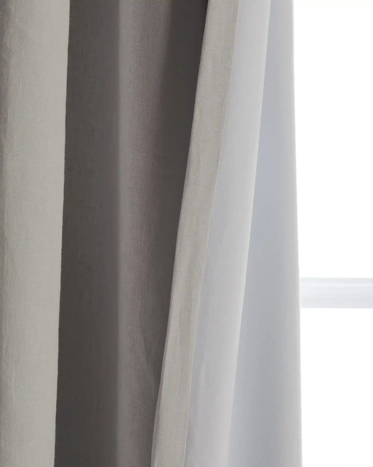 European Linen True Blackout Curtain - Single Panel