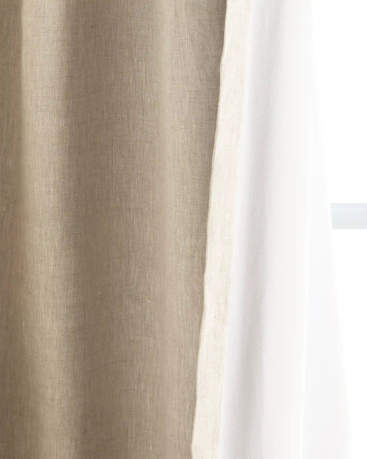 European Linen True Blackout Curtain - Single Panel