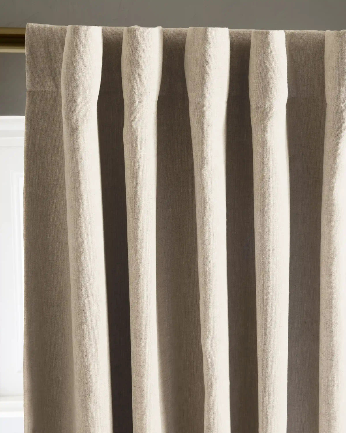 European Linen True Blackout Curtain - Single Panel
