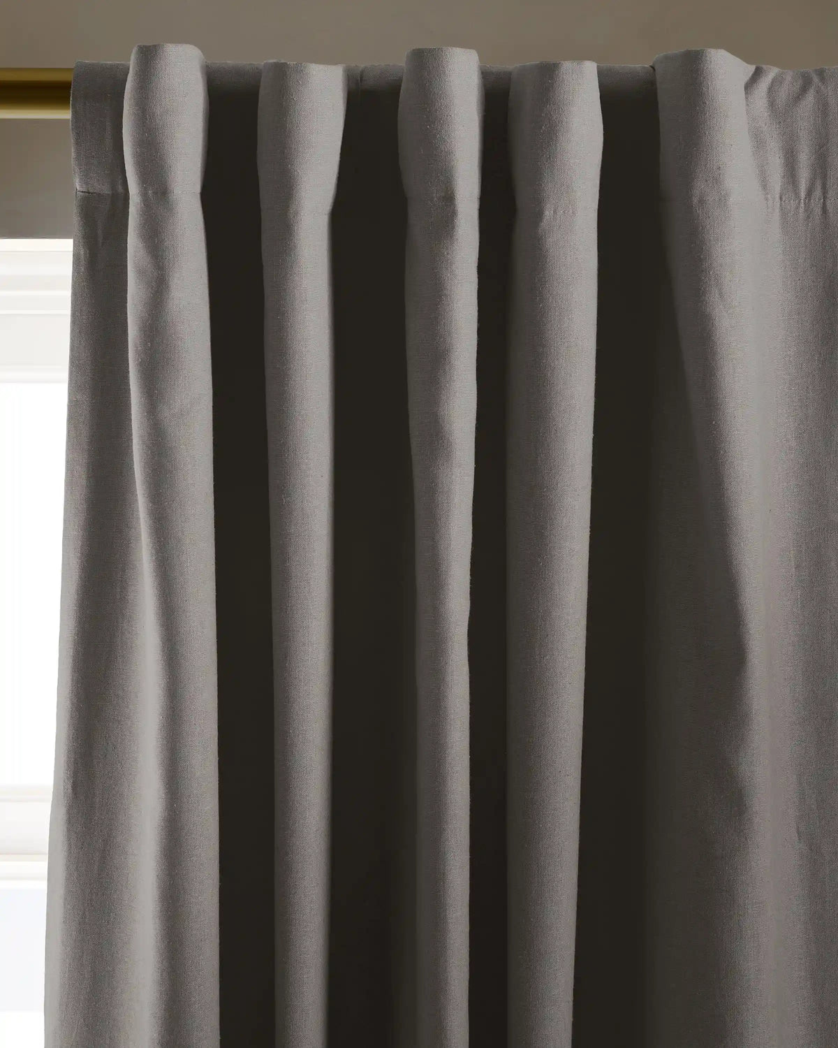 European Linen True Blackout Curtain - Single Panel
