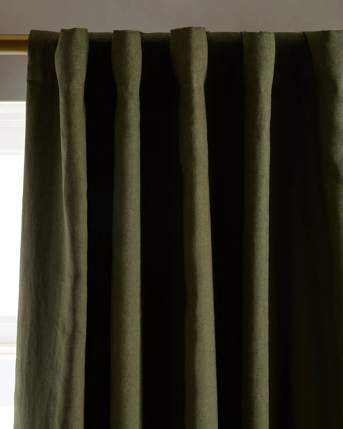 European Linen True Blackout Curtain - Single Panel