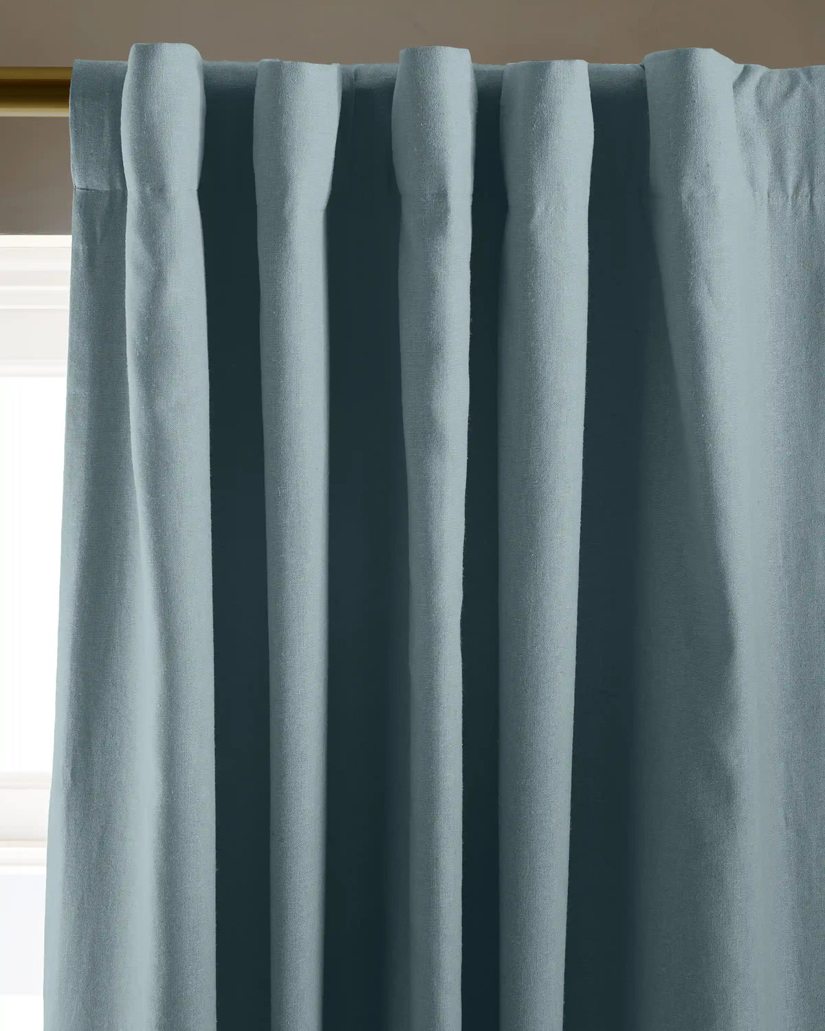 European Linen True Blackout Curtain - Single Panel