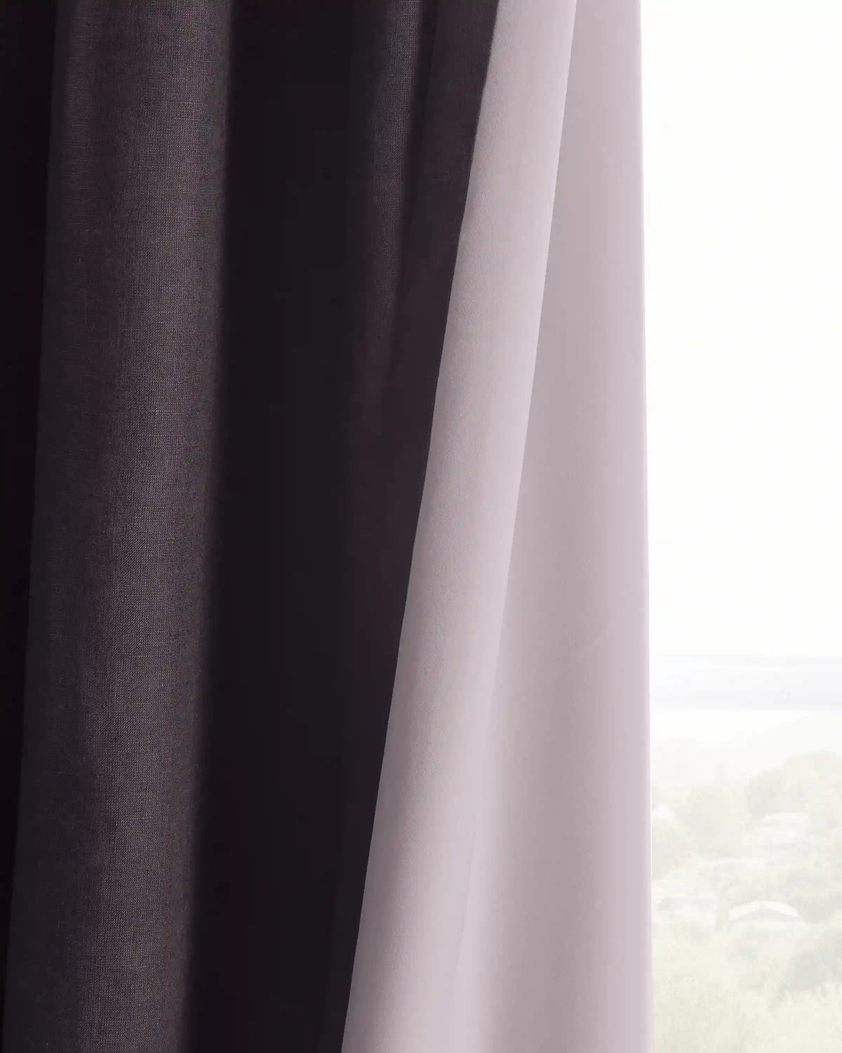 European Linen True Blackout Curtain - Single Panel