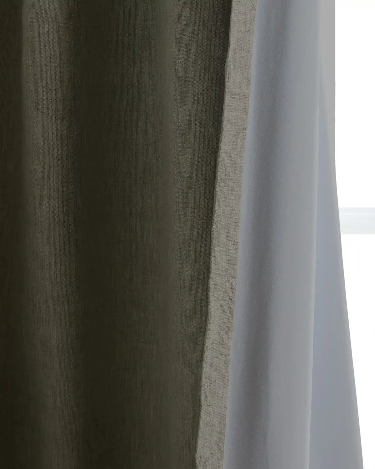 European Linen True Blackout Curtain - Single Panel