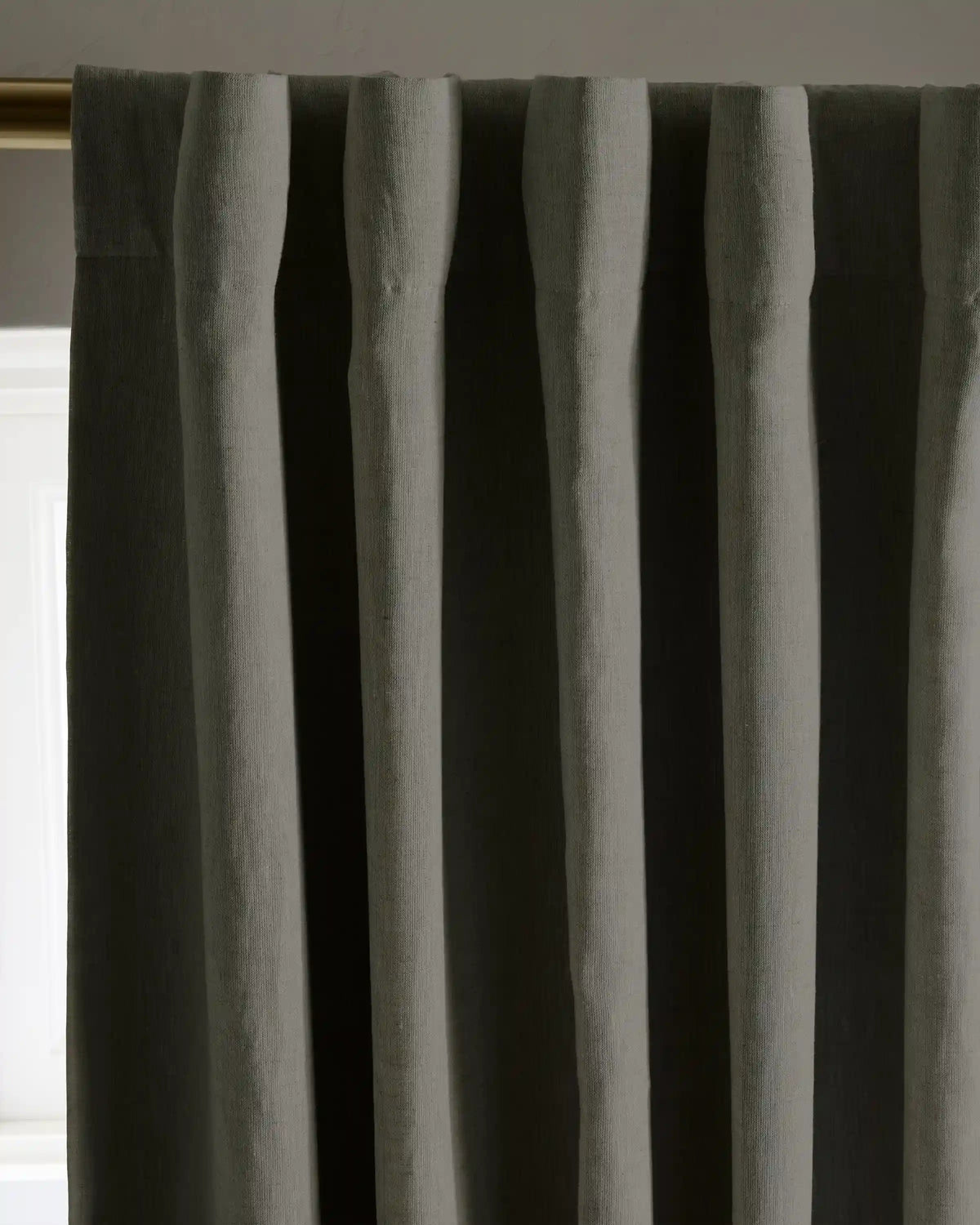 European Linen True Blackout Curtain - Single Panel