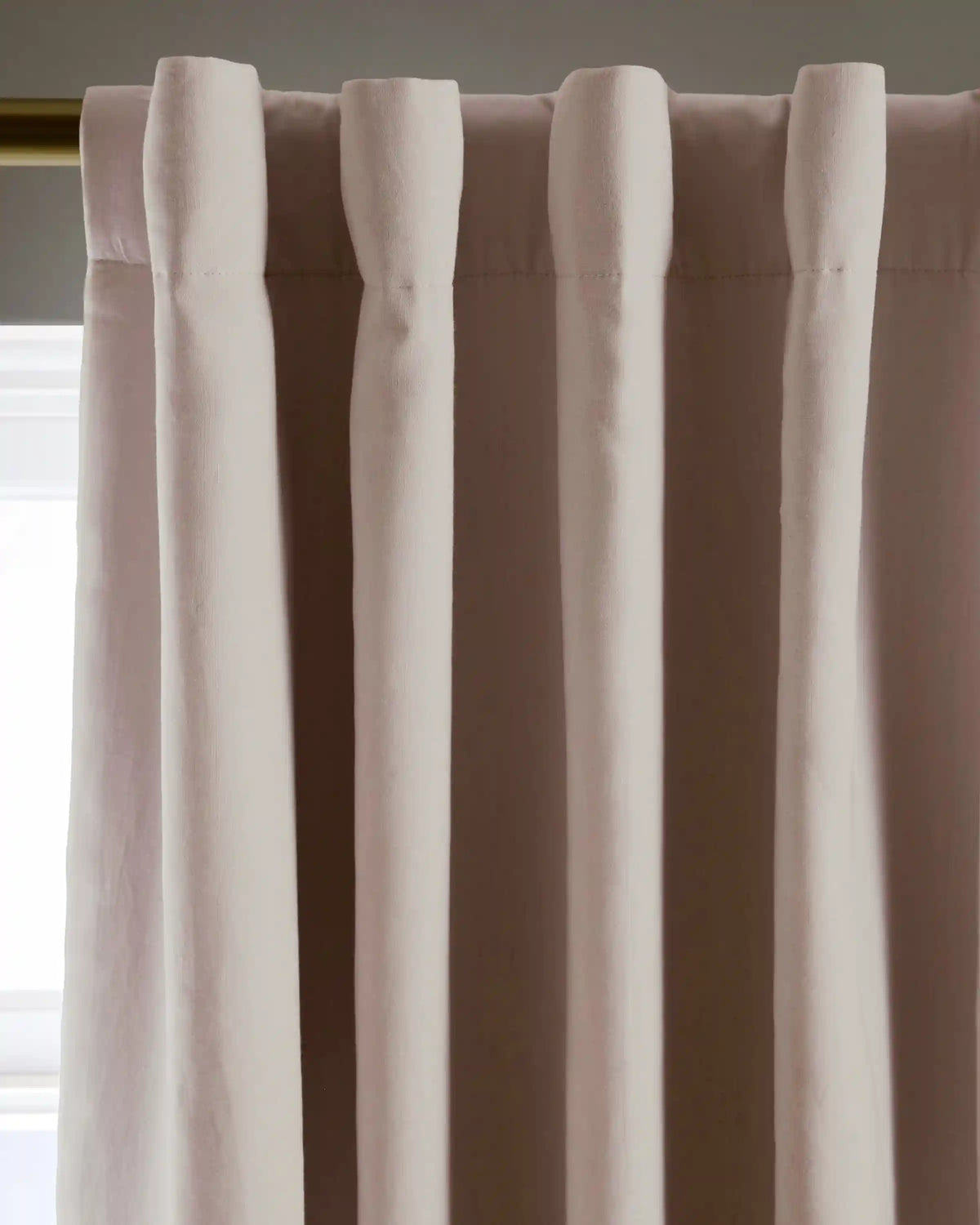 European Linen True Blackout Curtain - Single Panel