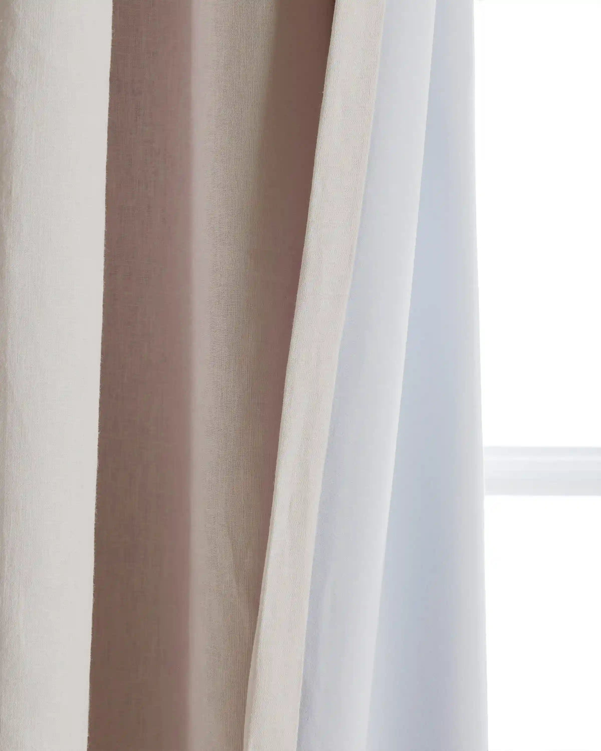 European Linen True Blackout Curtain - Single Panel