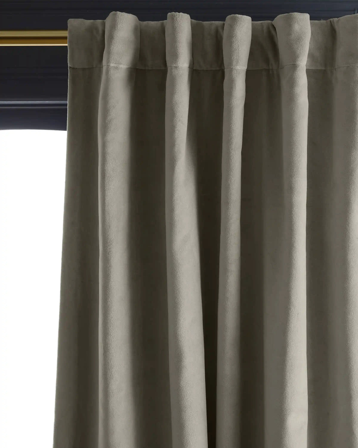 Cotton Velvet True Blackout Curtain - Single Panel