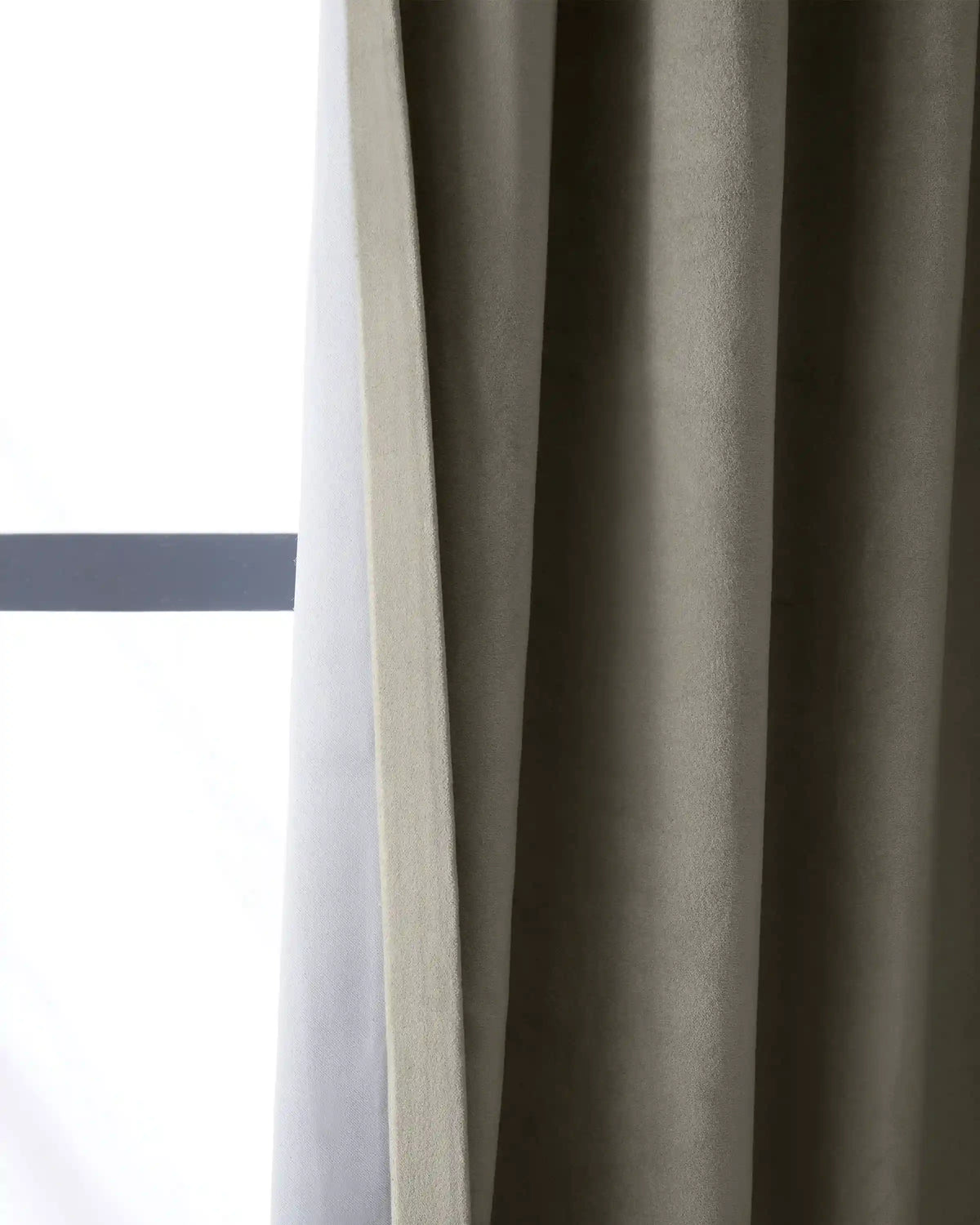 Cotton Velvet True Blackout Curtain - Single Panel