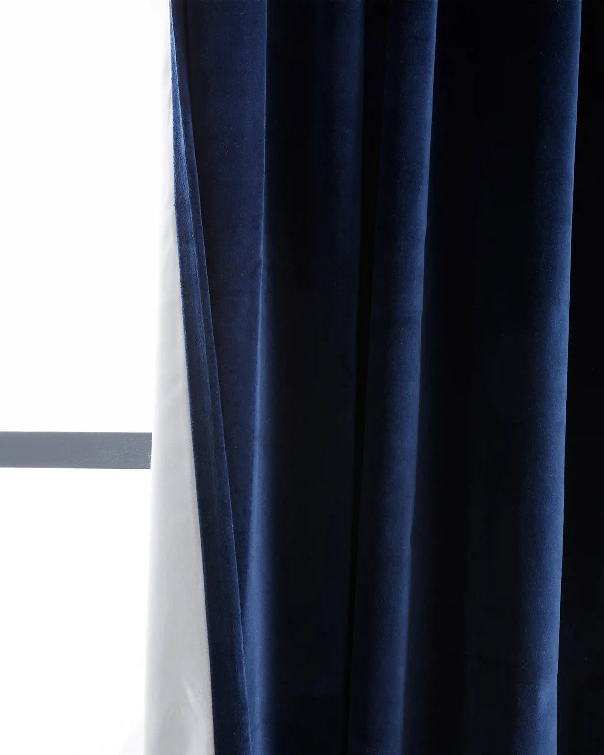 Cotton Velvet True Blackout Curtain - Single Panel