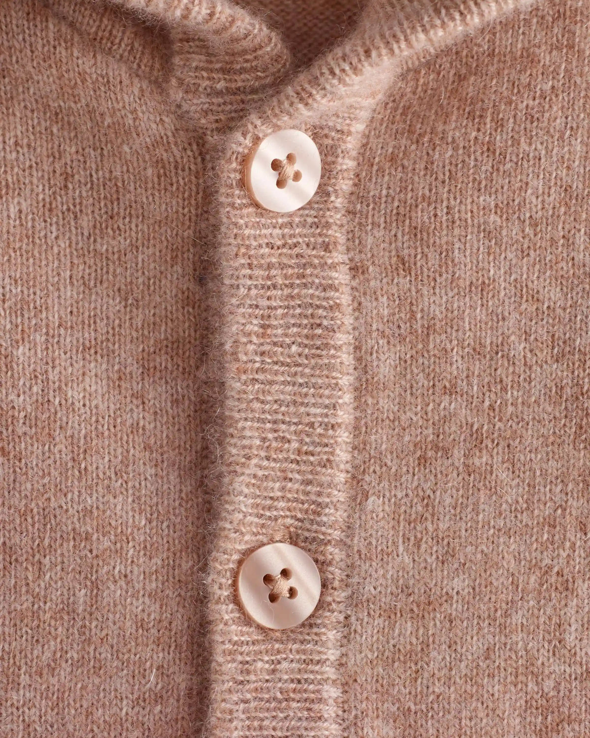 Washable Cashmere Hooded Cardigan