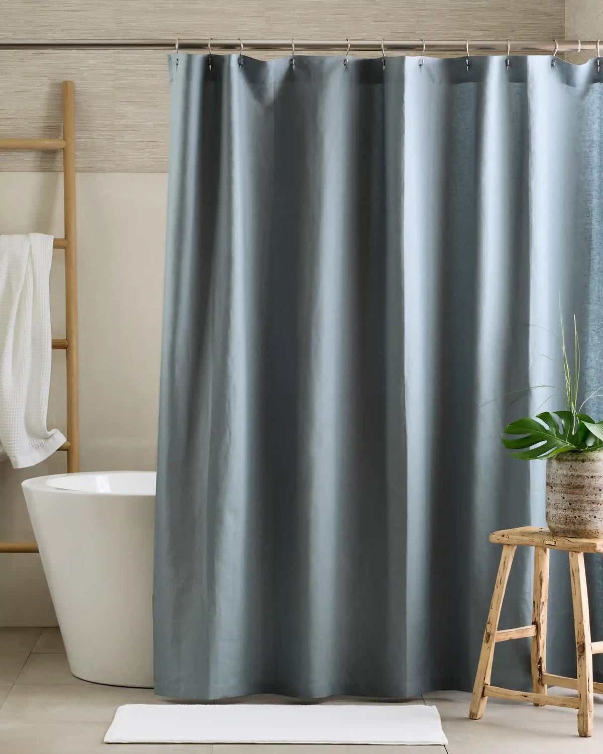 European Linen Shower Curtain
