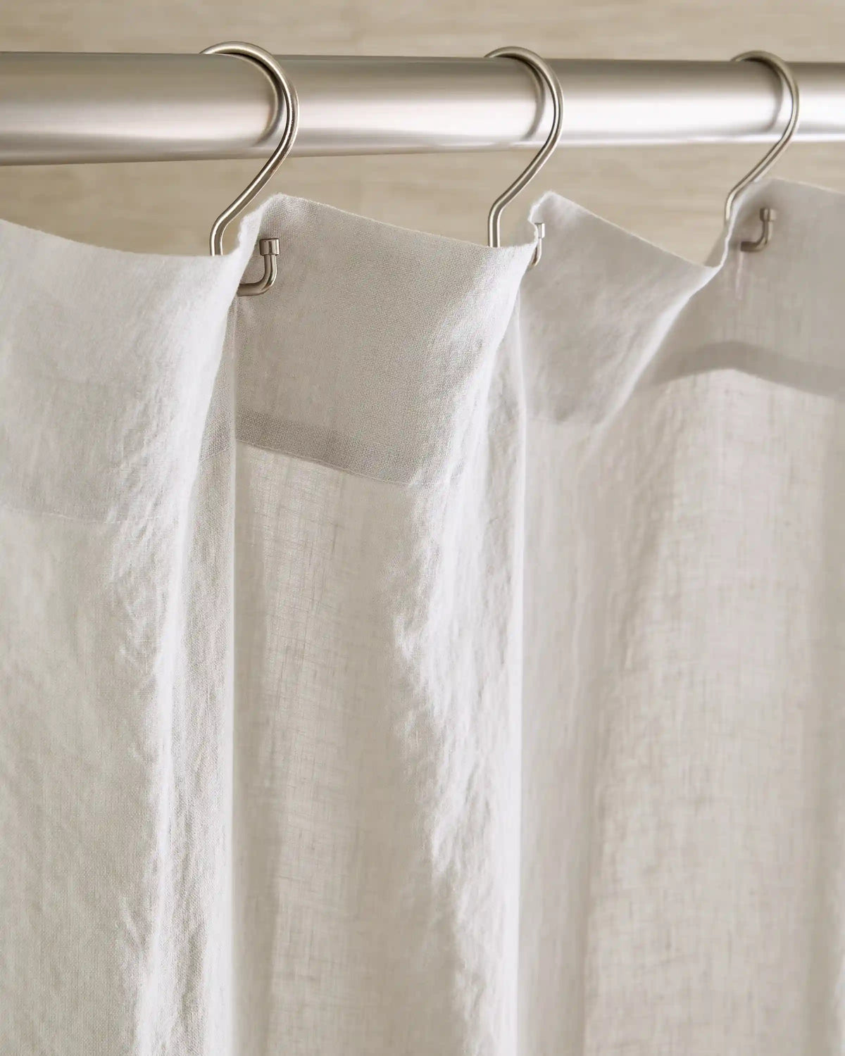 European Linen Shower Curtain