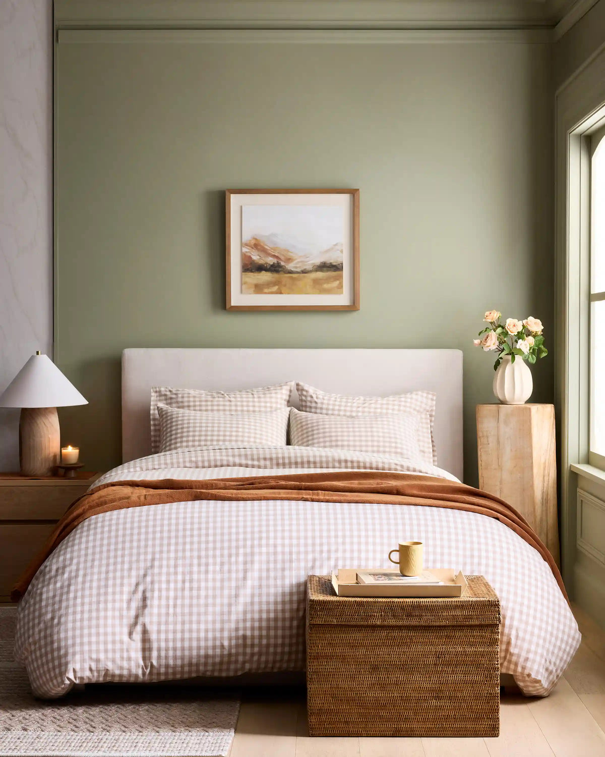 Organic Crisp Percale Duvet Cover Set