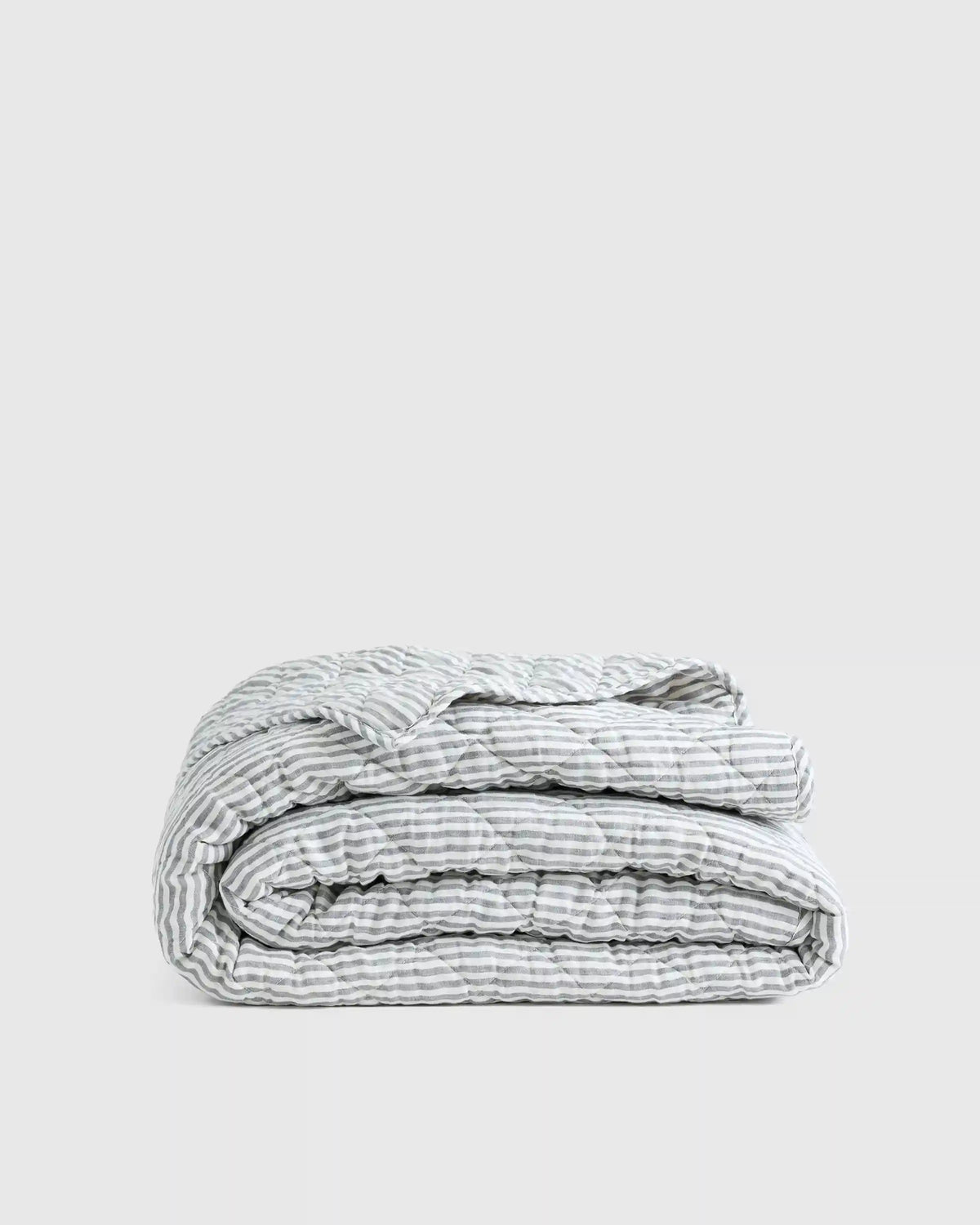 European Linen Stripe Quilt