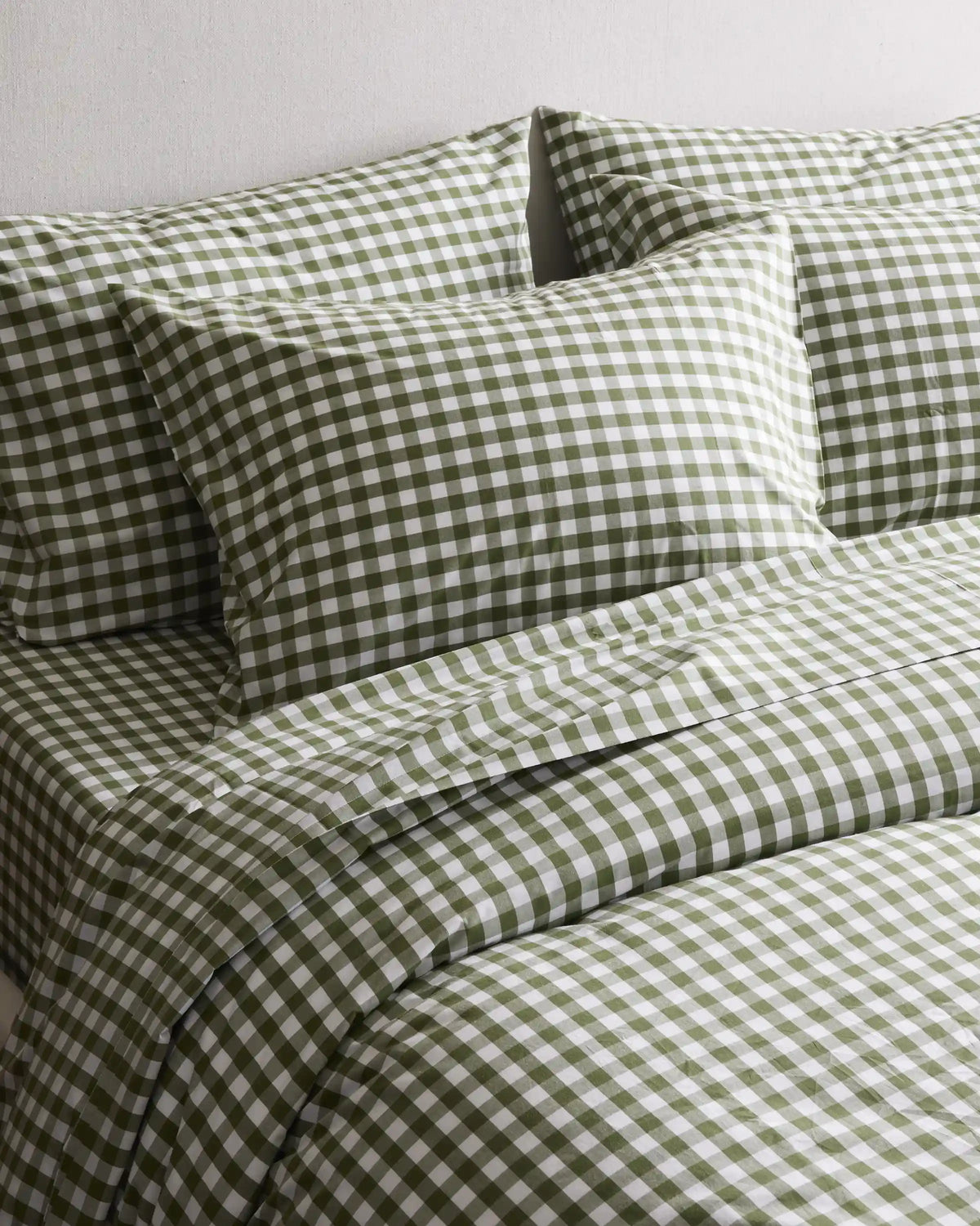 Organic Crisp Percale Duvet Cover Set