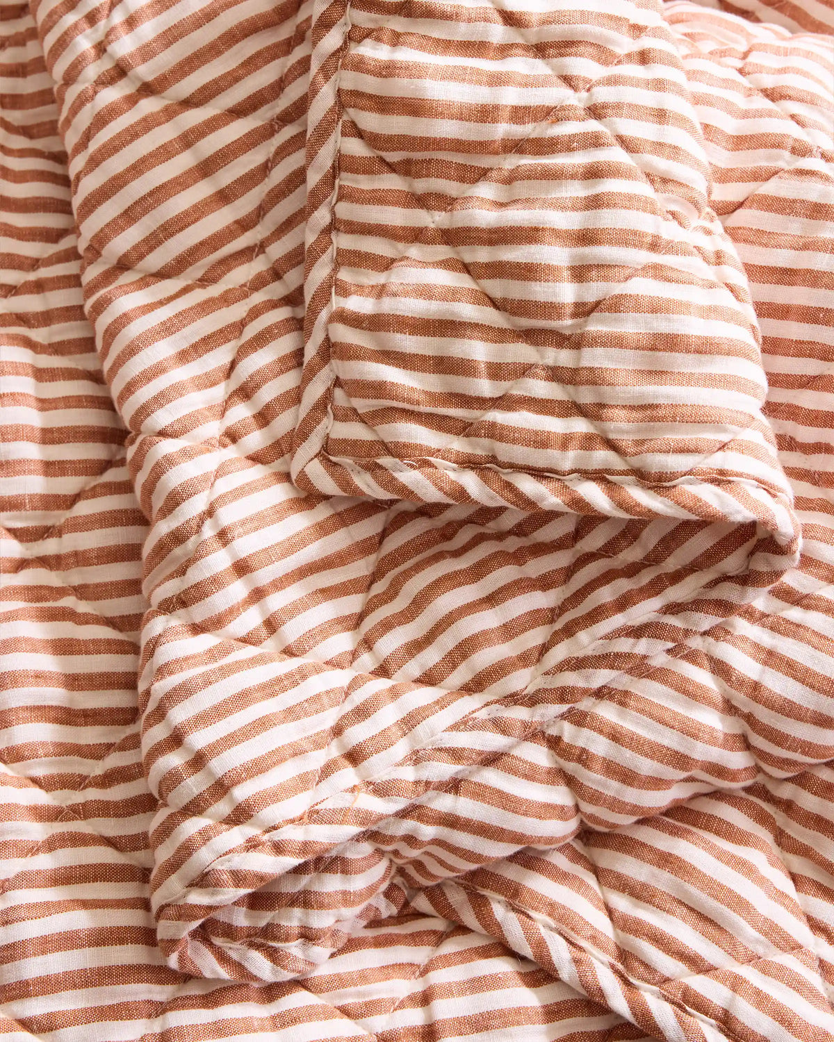 European Linen Stripe Quilt