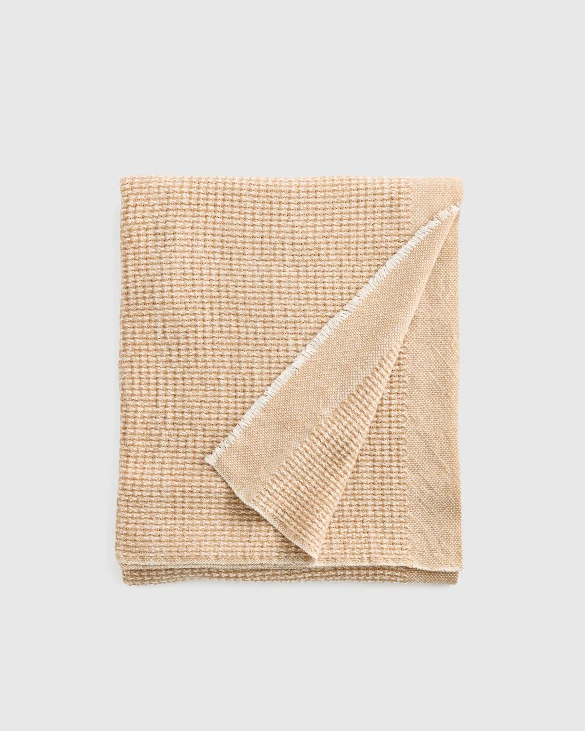 Lightweight Cashmere Wool Patterned Throw