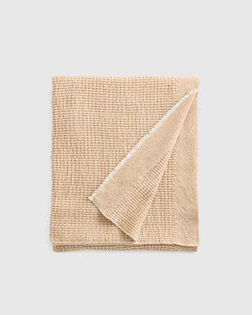 Lightweight Cashmere Wool Patterned Throw