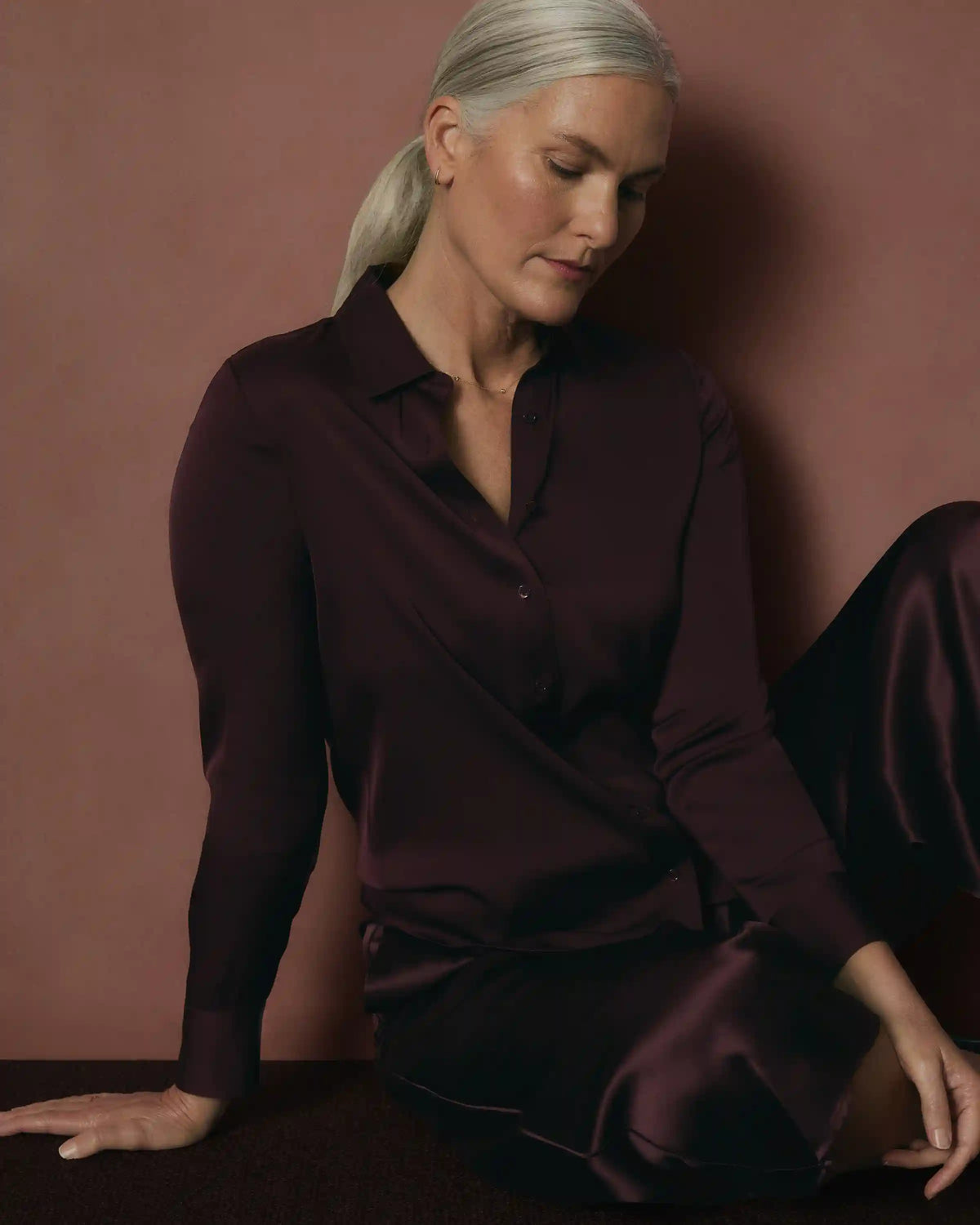 Washable Stretch Silk Blouse