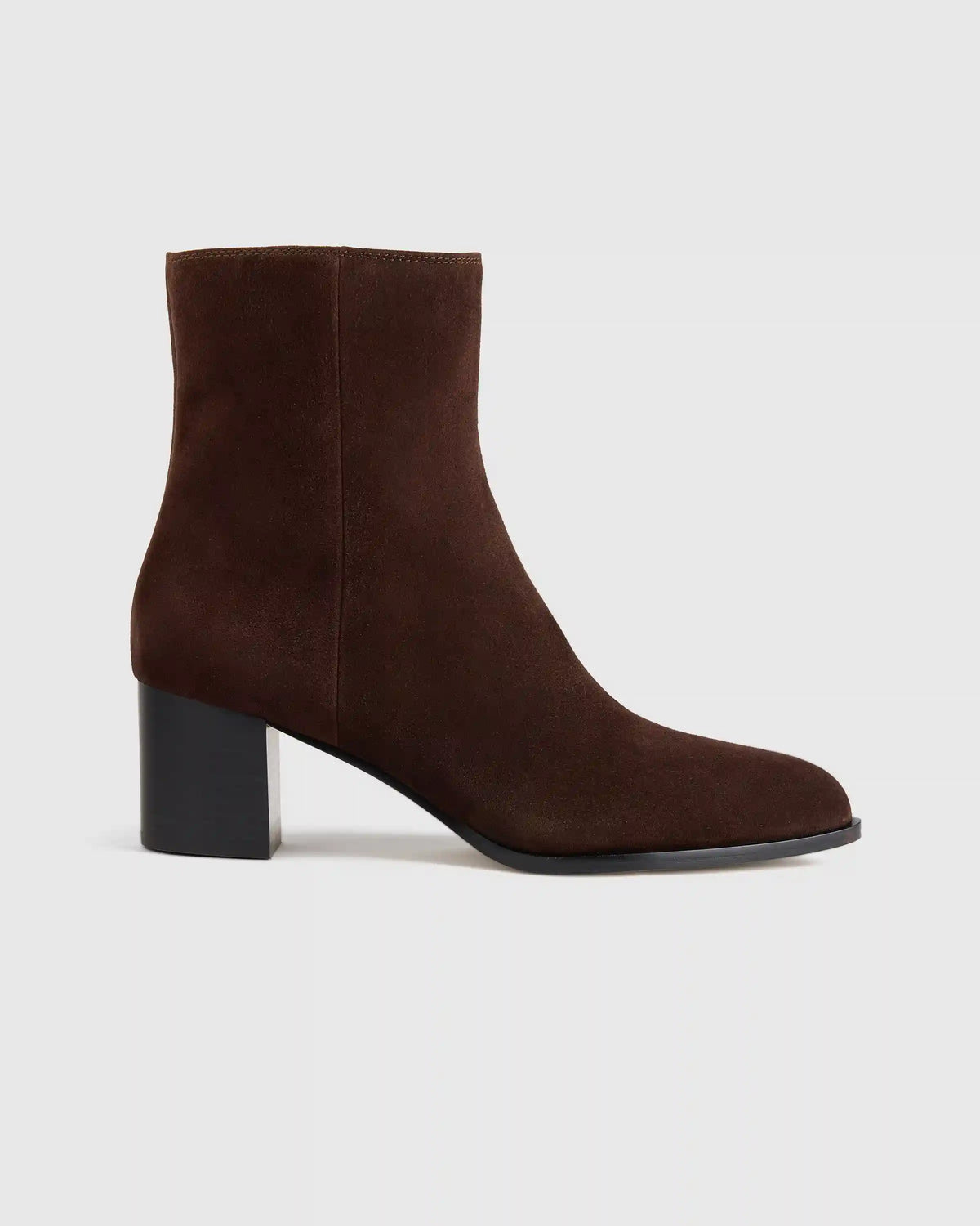 Italian Leather Heeled Ankle Boot