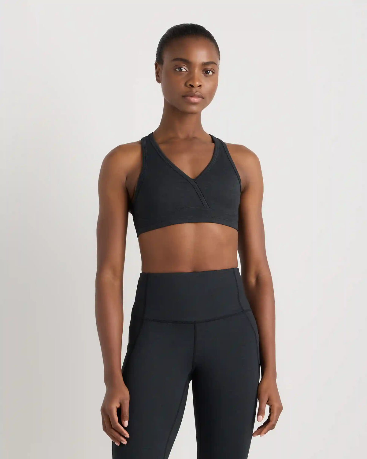 Ultra-Soft V-Neck Racerback Bra