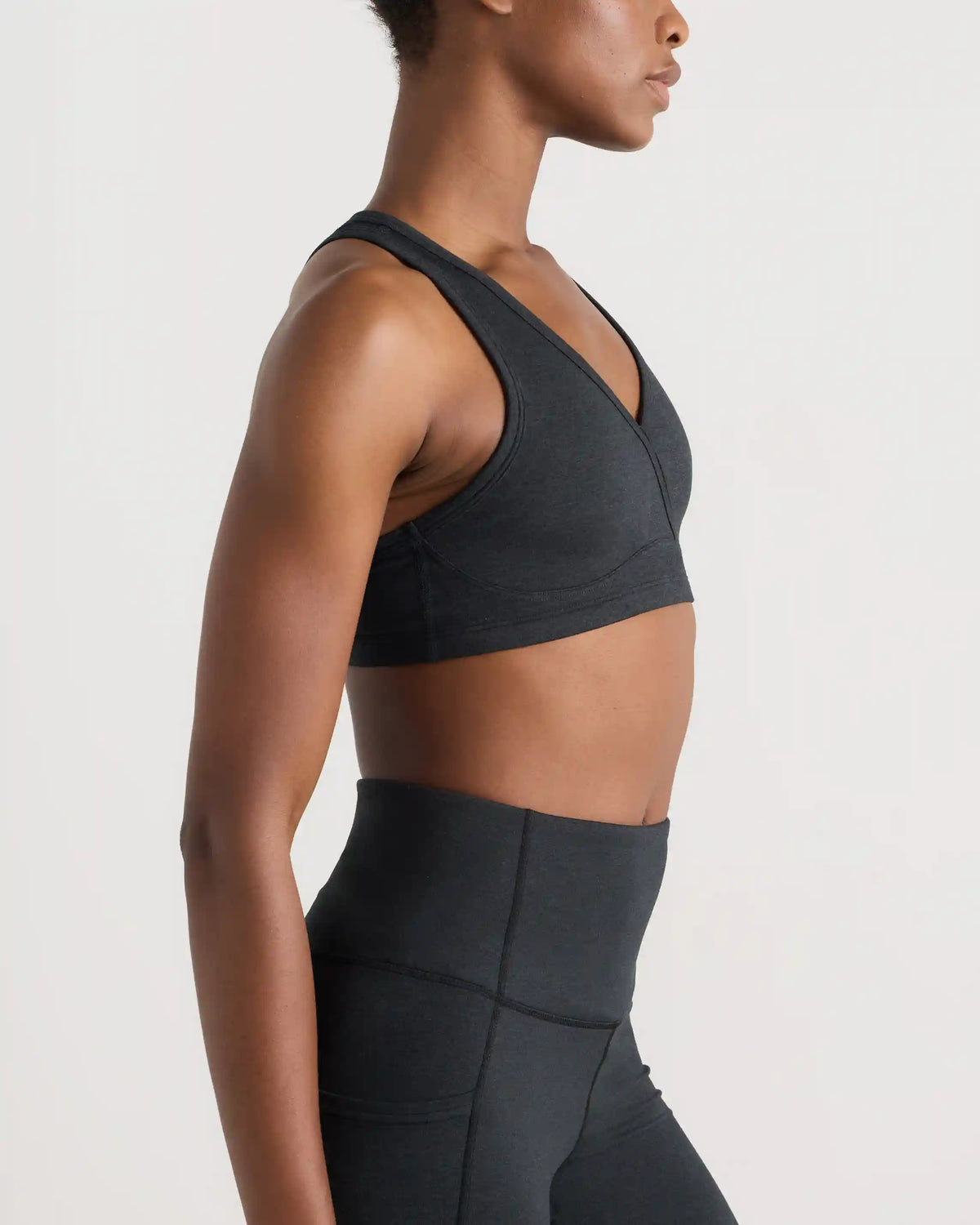 Ultra-Soft V-Neck Racerback Bra