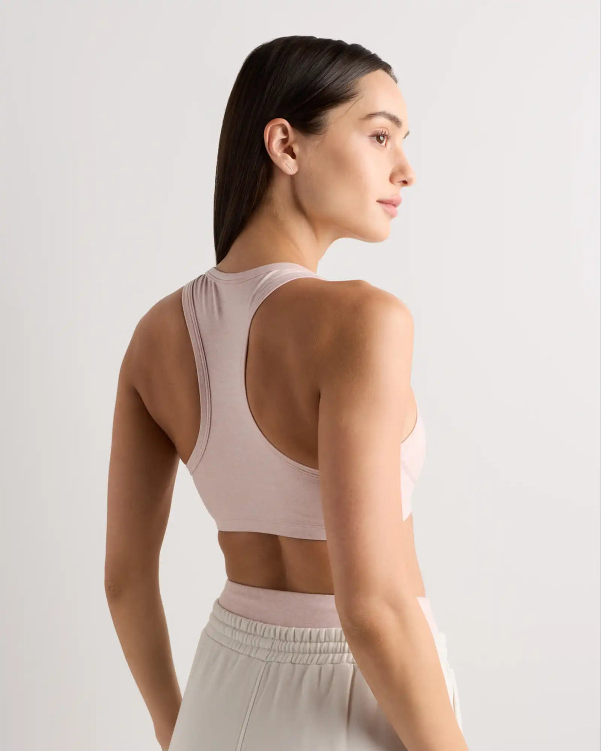 Ultra-Soft V-Neck Racerback Bra