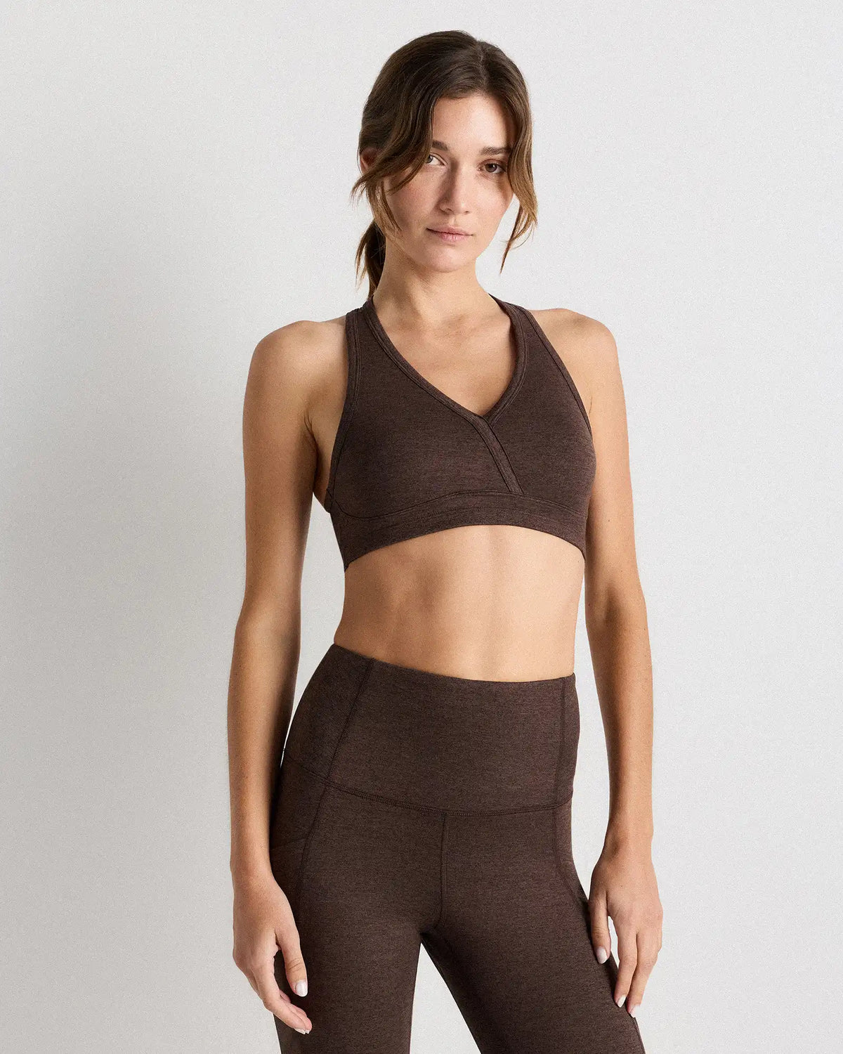 Ultra-Soft V-Neck Racerback Bra