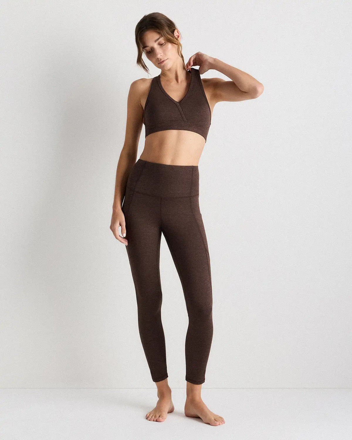 Ultra-Soft V-Neck Racerback Bra