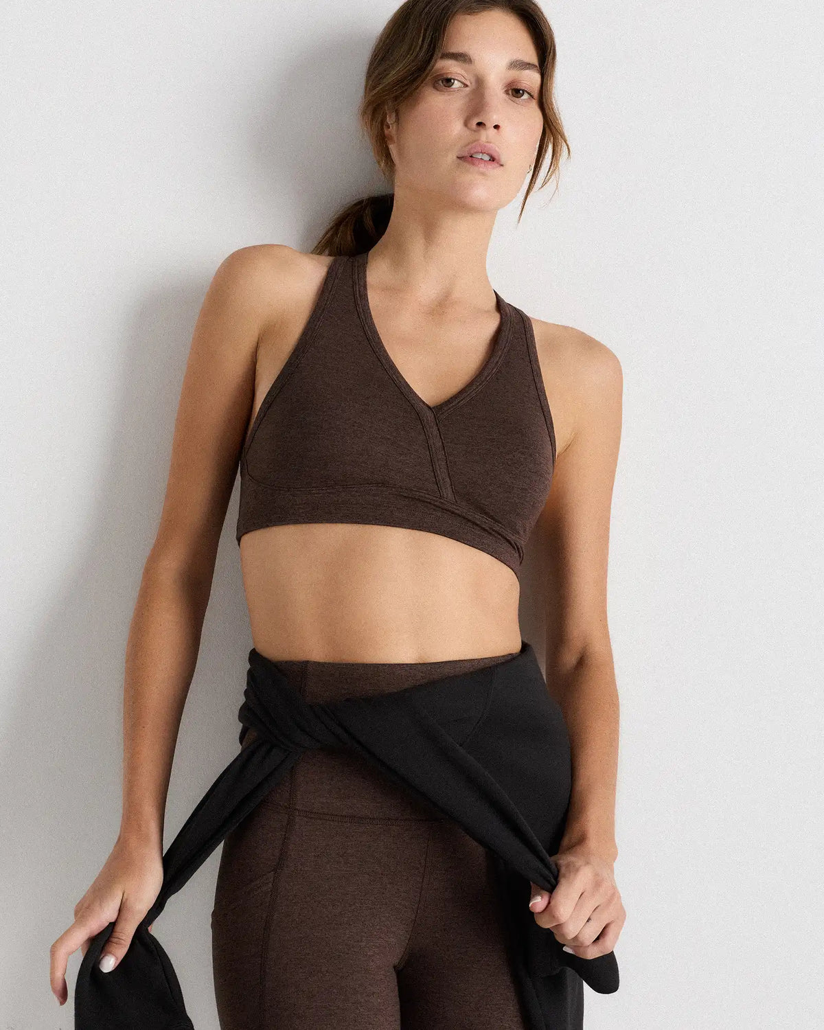 Ultra-Soft V-Neck Racerback Bra