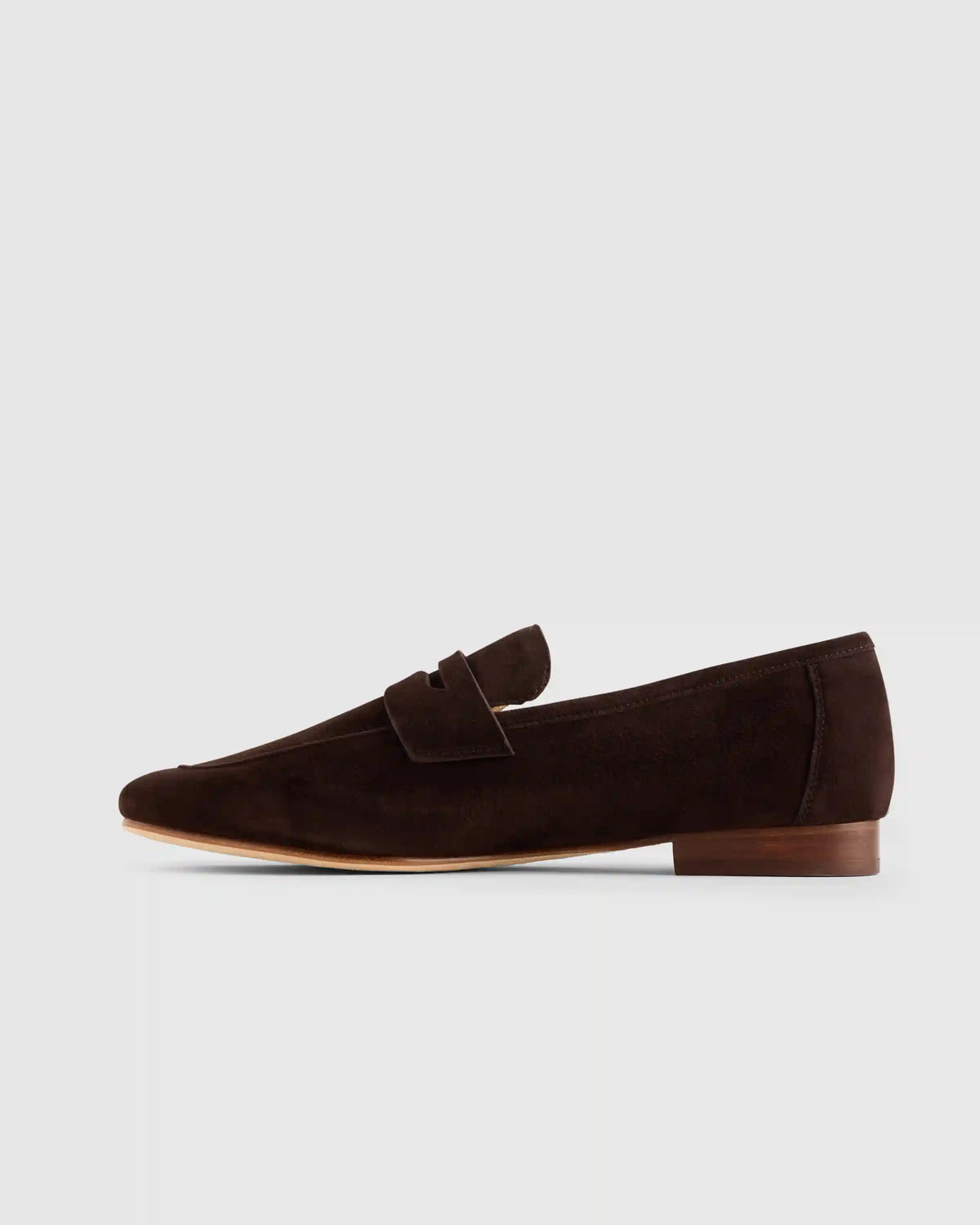 Italian Suede Penny Loafer